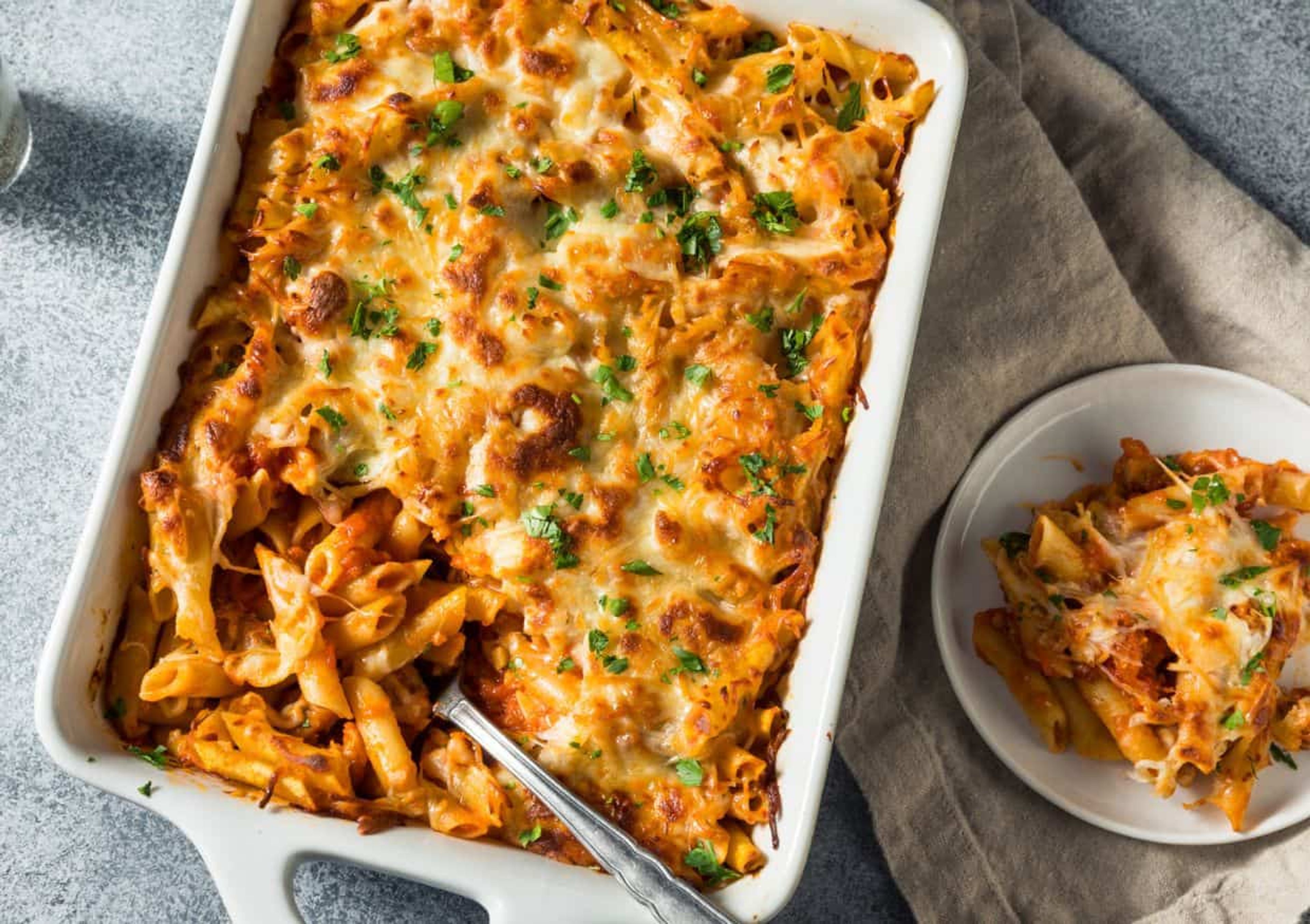 Casseroles are the ultimate hack for lazy cooks. Find out why they should be your go-to dinner solution. Photo credit: Depositphotos.