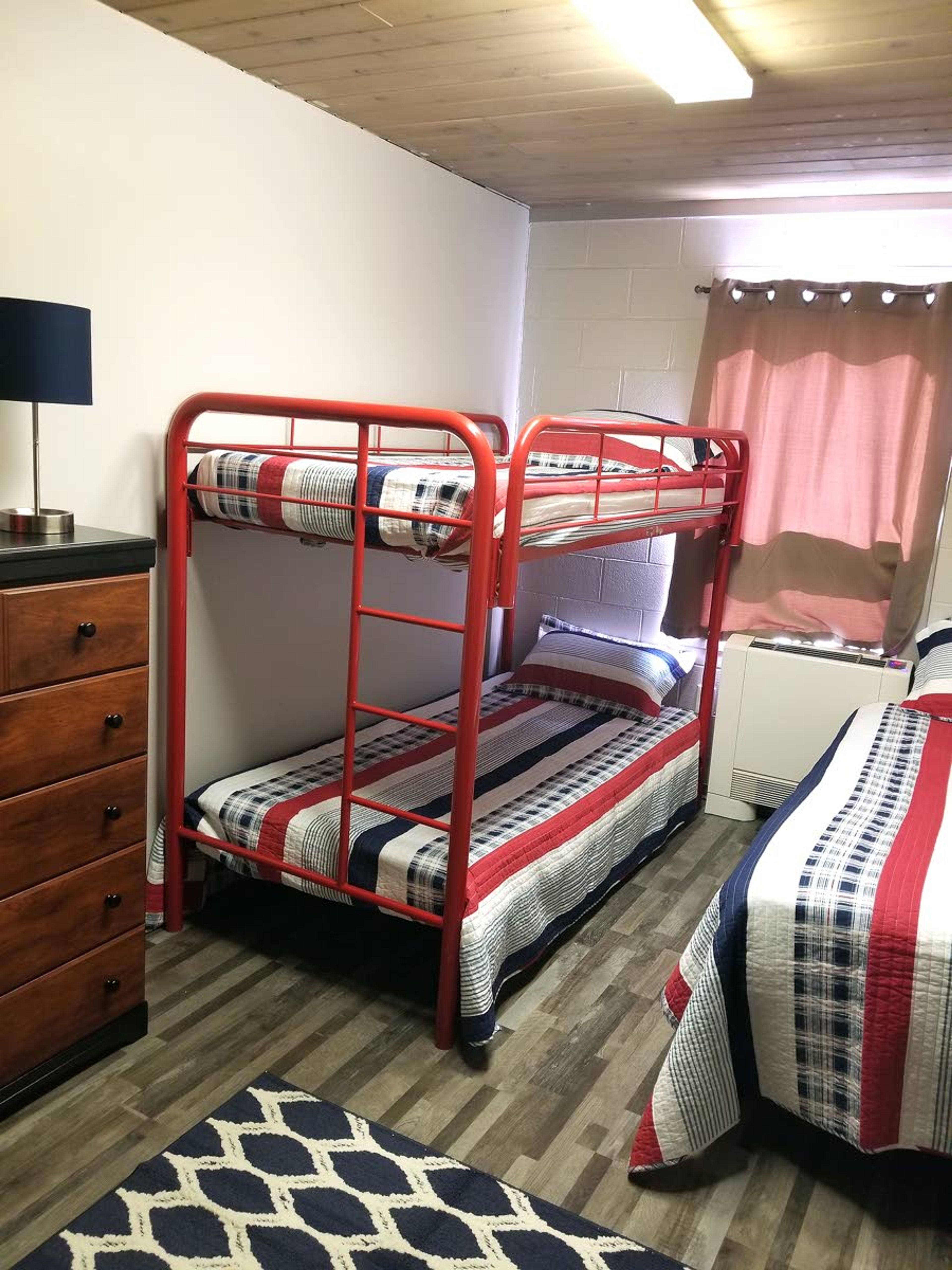 Here is an after picture of one of the rooms at the Lewiston YWCA that was recently refurbished. A $12,500 grant from the Lewis-Clark Valley Healthcare Foundation made the project possible.