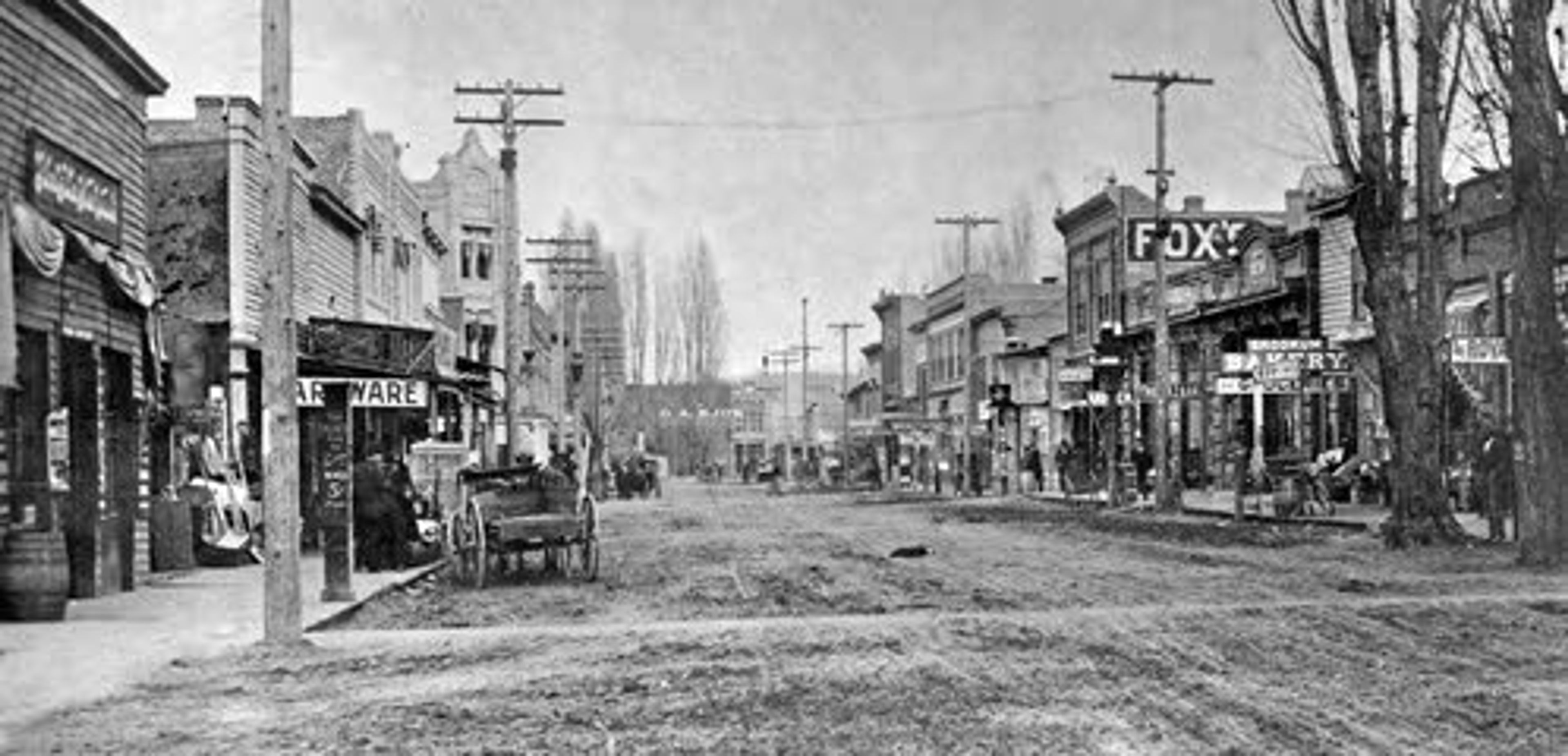 The beginning of a city