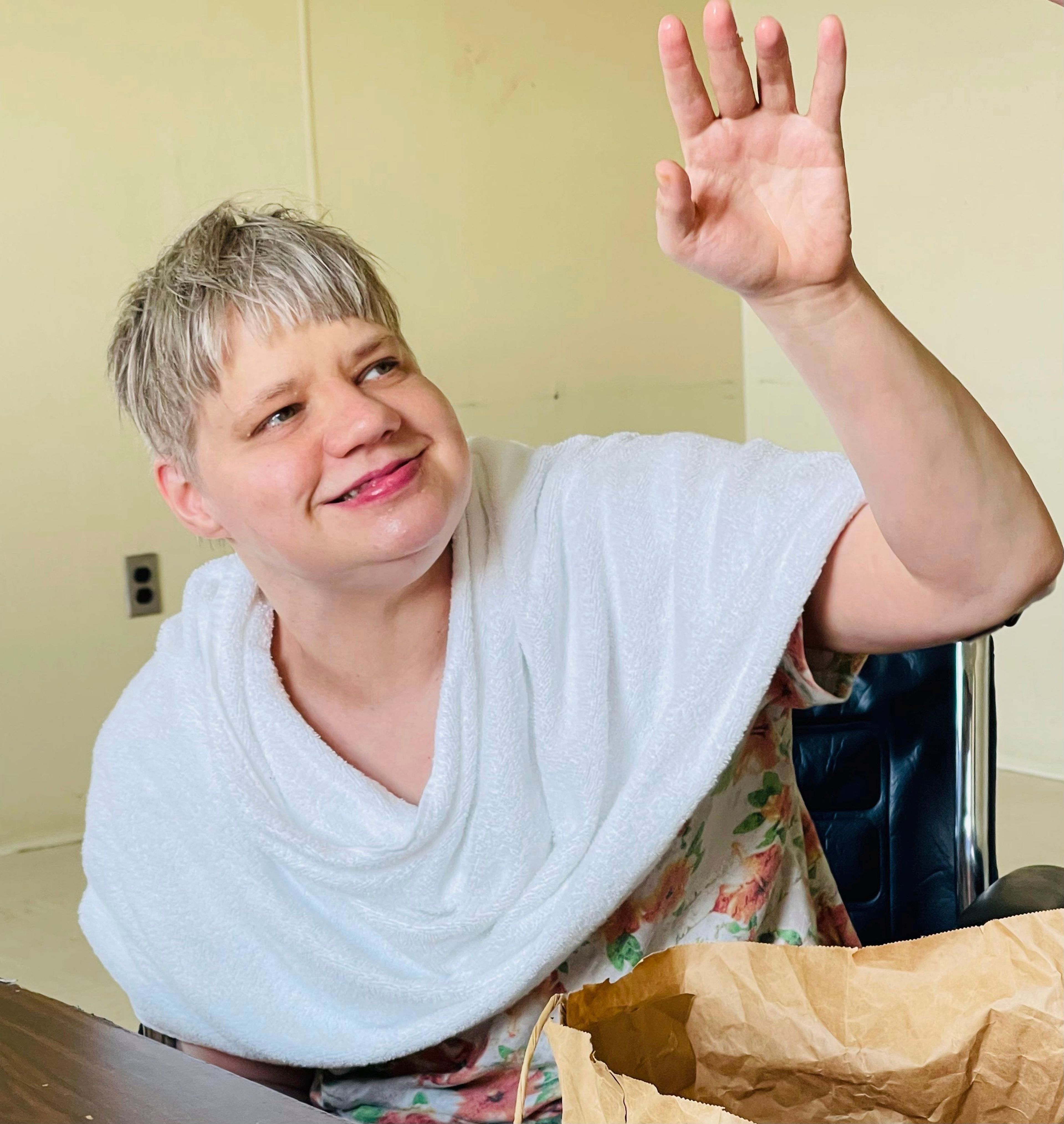 FILE - This undated Yewdall family photo provided by attorney James Pepper shows Cheryl Yewdall, a woman with cerebral palsy and intellectual disabilities who died in January 2022.