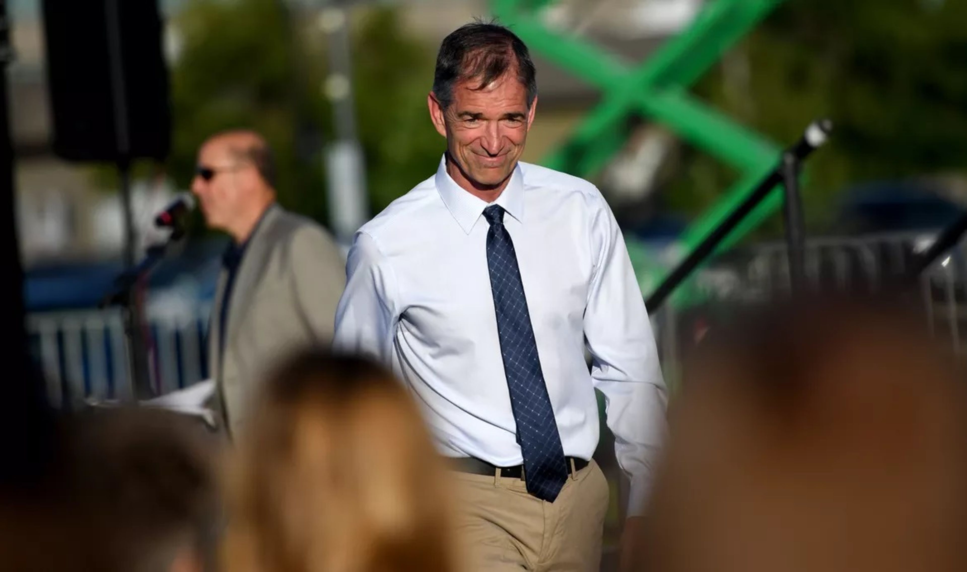 John Stockton smiles after being inducted into Hooptown’s Hall of Fame in Spokane on June 23, 2022.