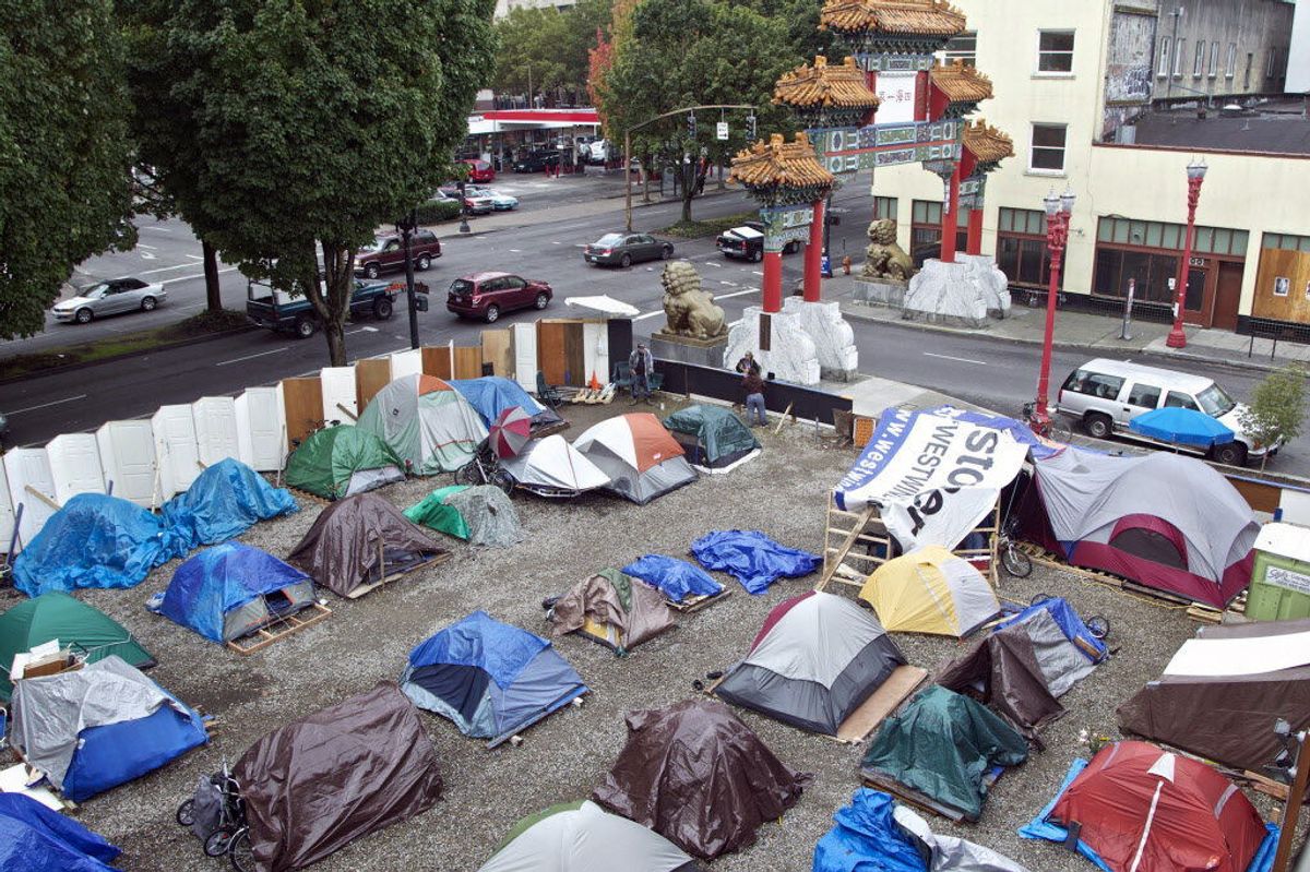 Portland mayor bans homeless camps on school walking routes