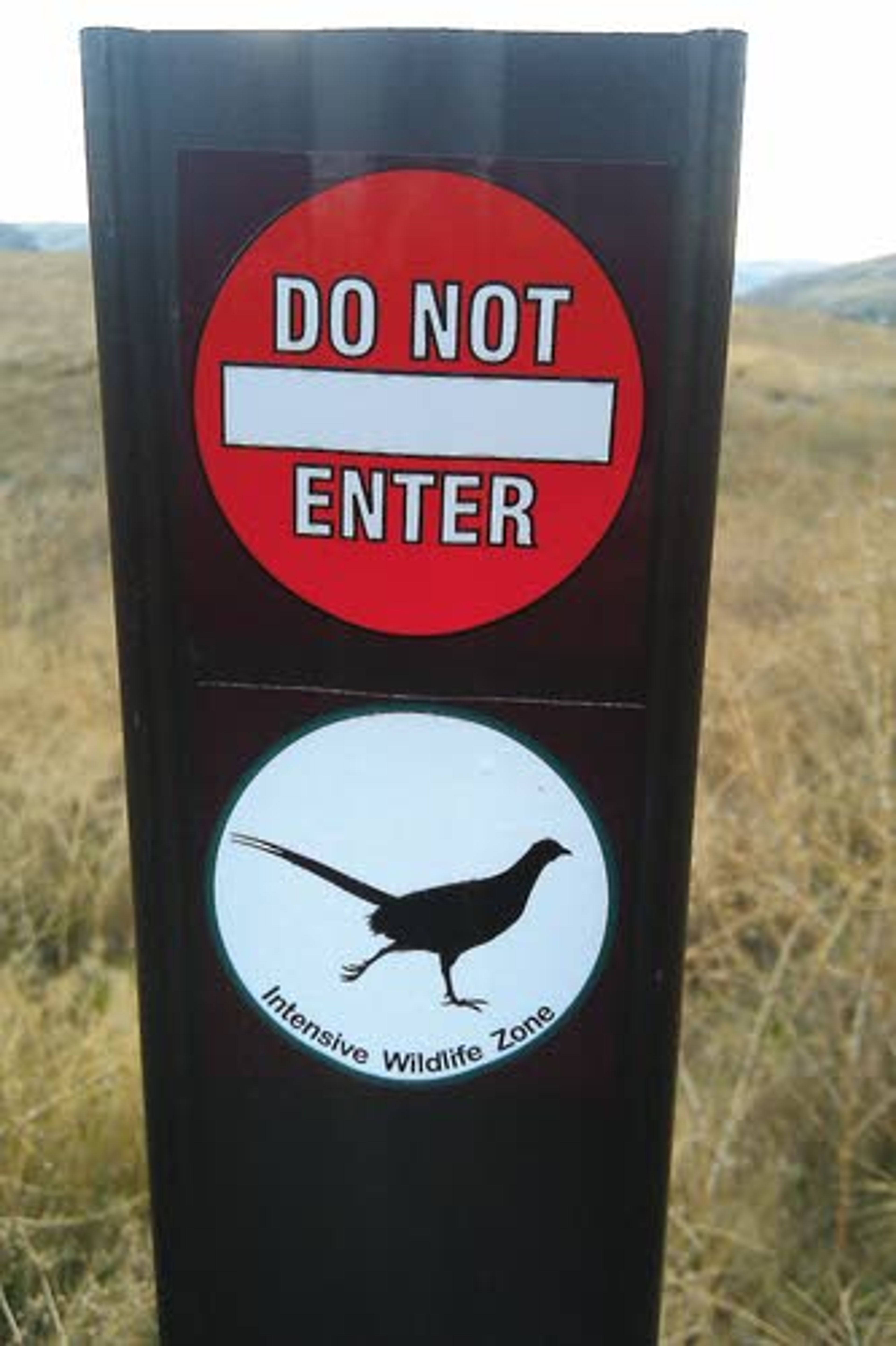 Signs mark changes at Hells Gate