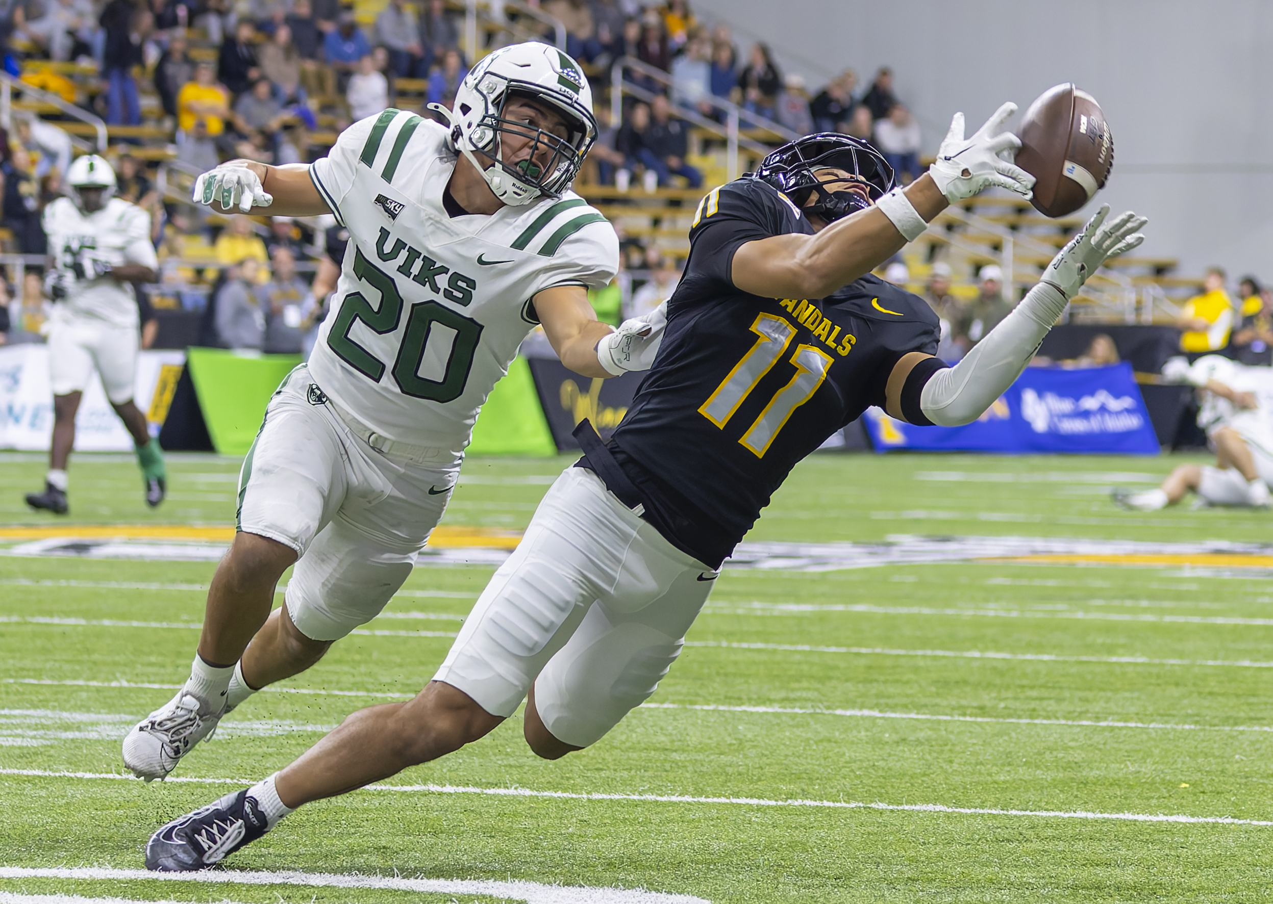 Vandals snap losing skid with landslide victory over Vikings