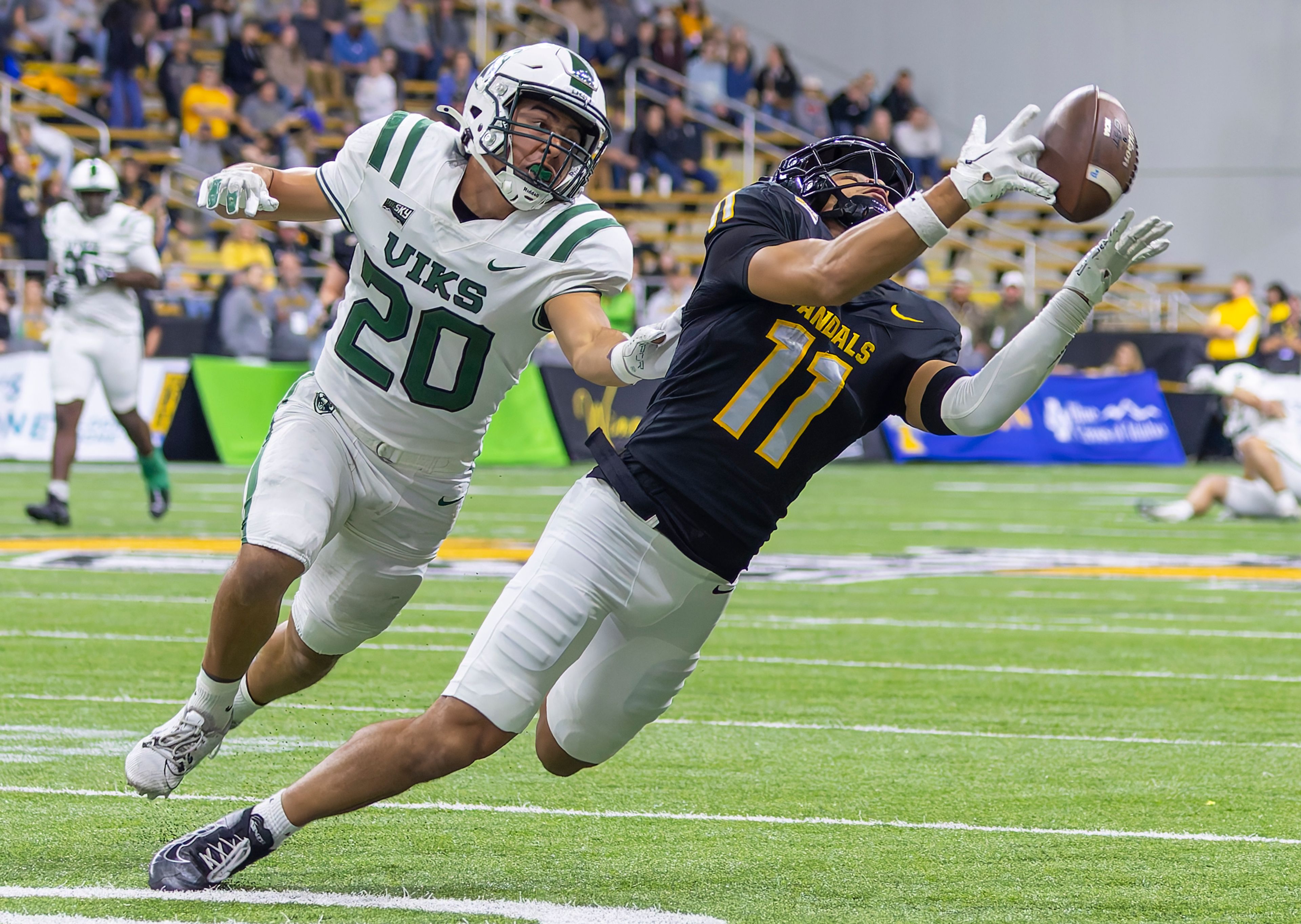 Vandals snap losing skid with landslide victory over Vikings