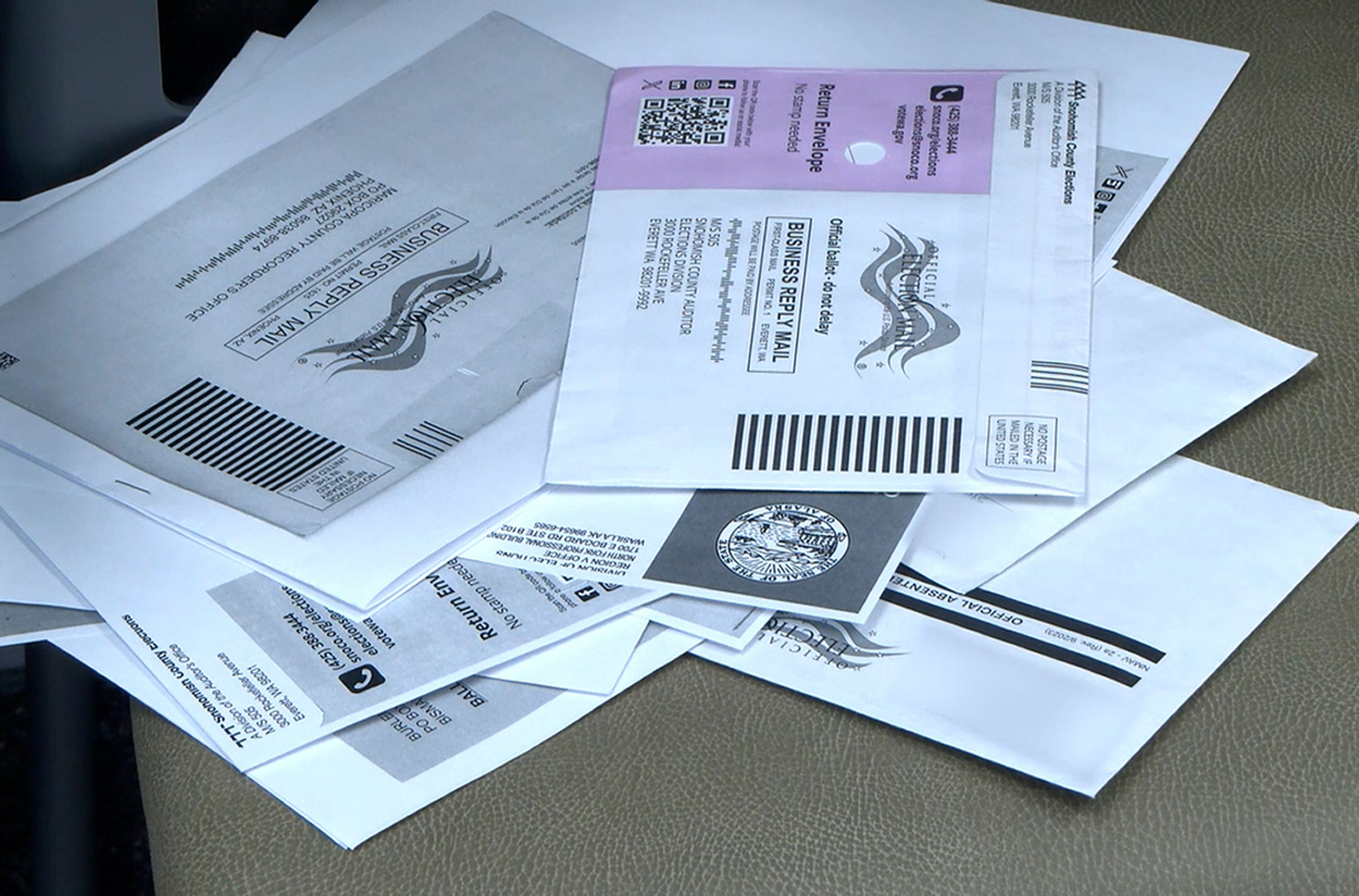 Some election offices report receiving mailed ballots misdirected from other states