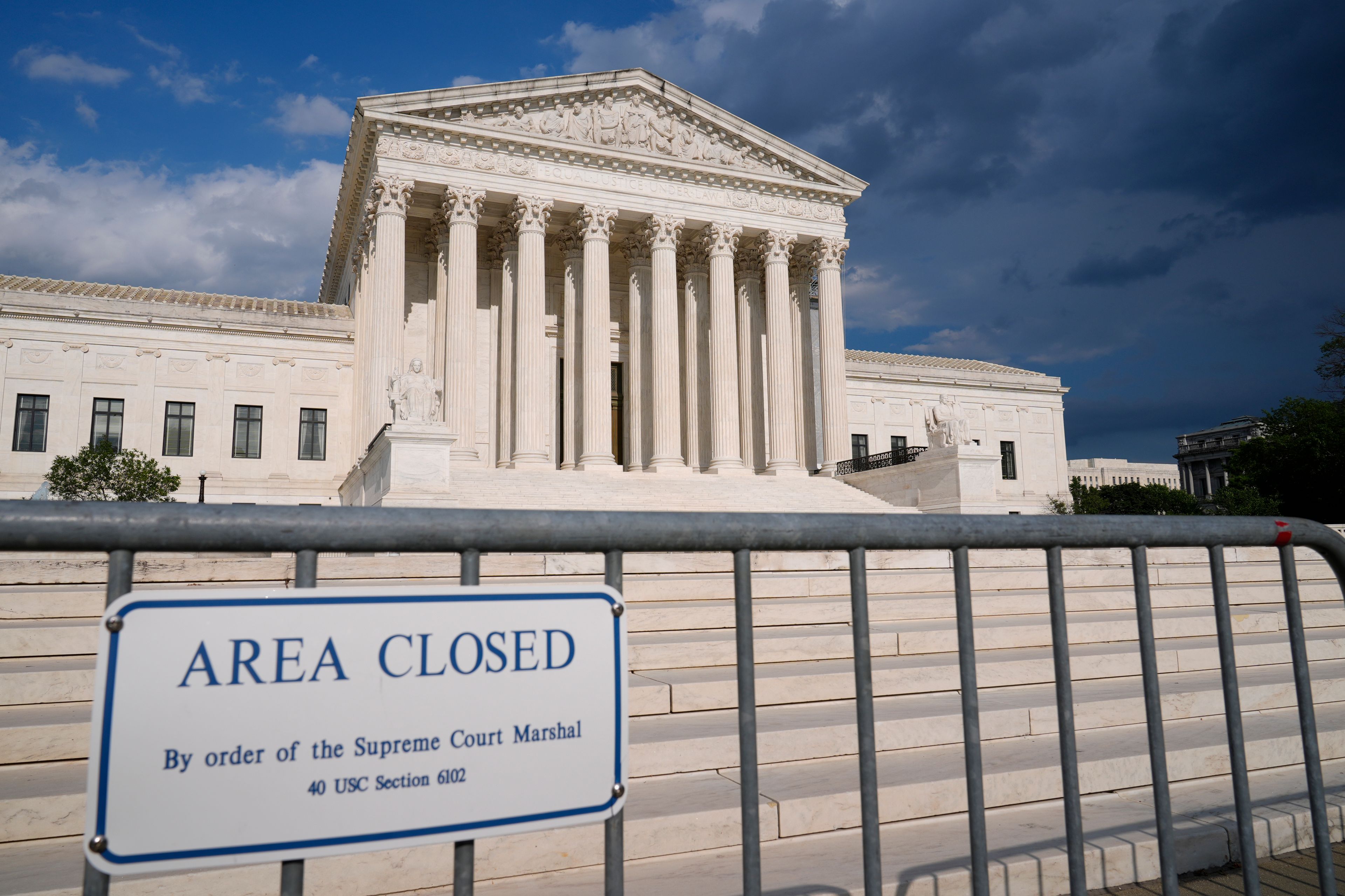 The Supreme Court in Washington, Sunday, June 30, 2024. (AP Photo/Susan Walsh)