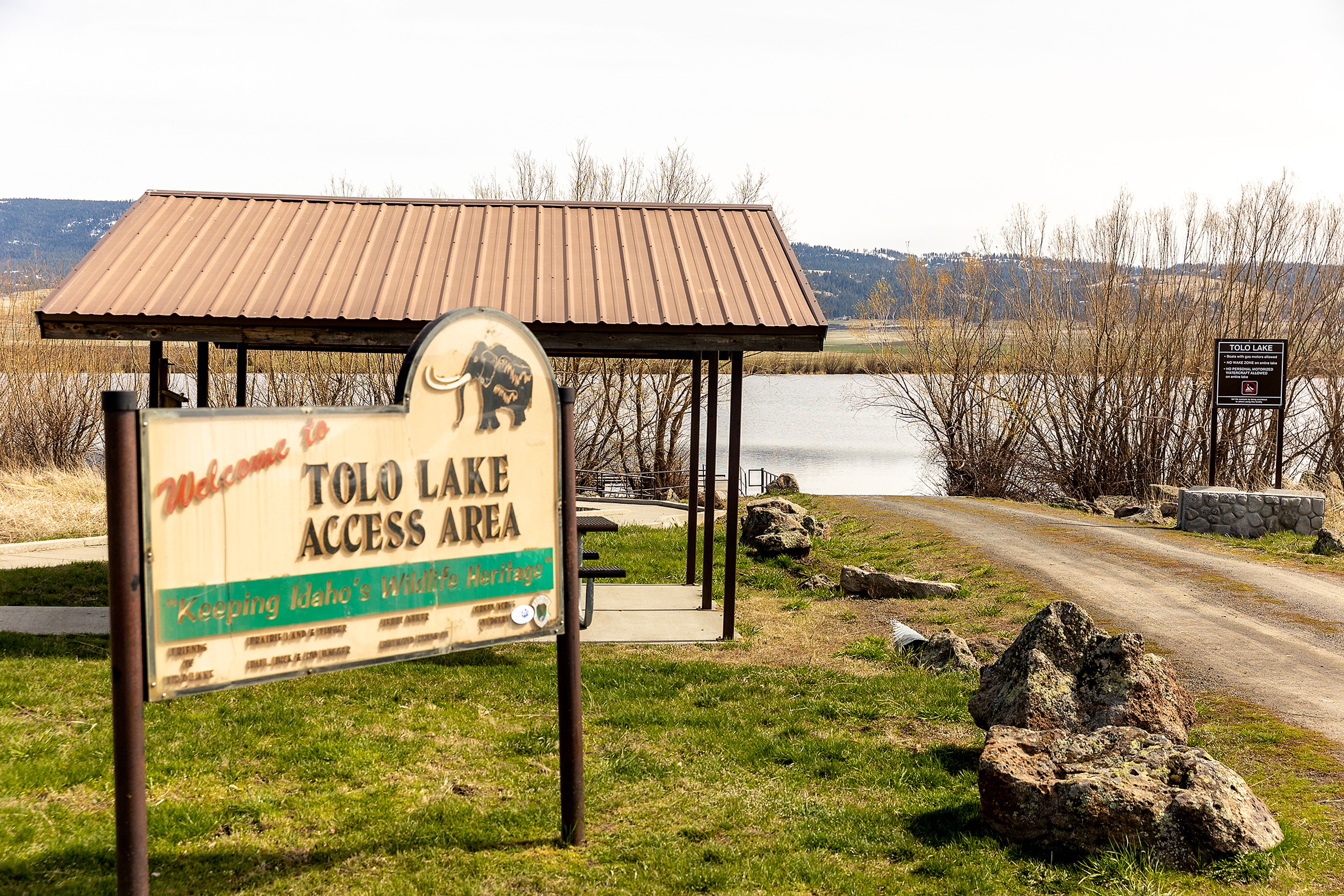 Tolo Lake is pictured Wednesday, April 26, near Grangeville.