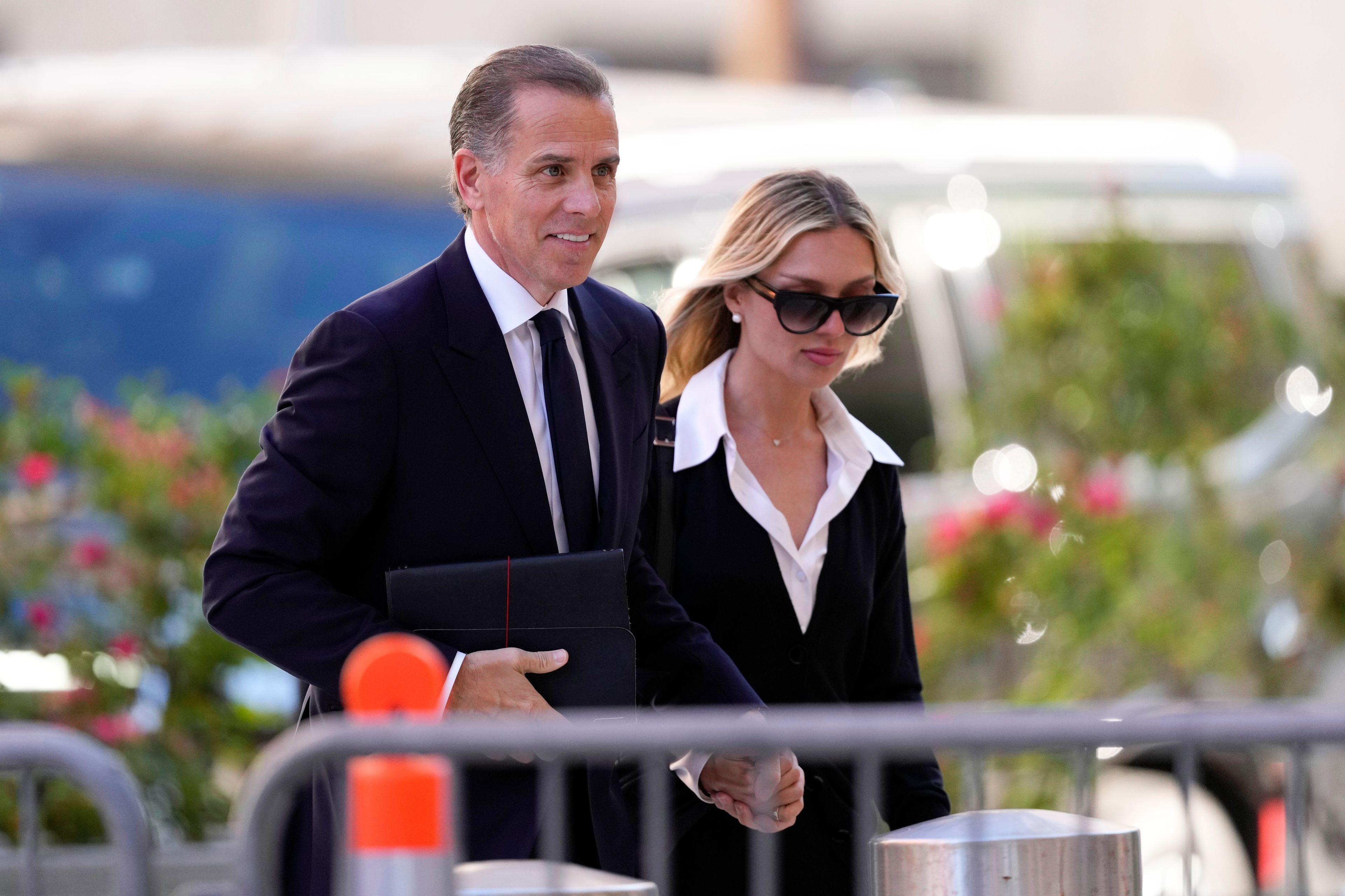 Hunter Biden arrives to federal court with his wife, Melissa Cohen Biden, Monday, June 10, 2024, in Wilmington, Del.