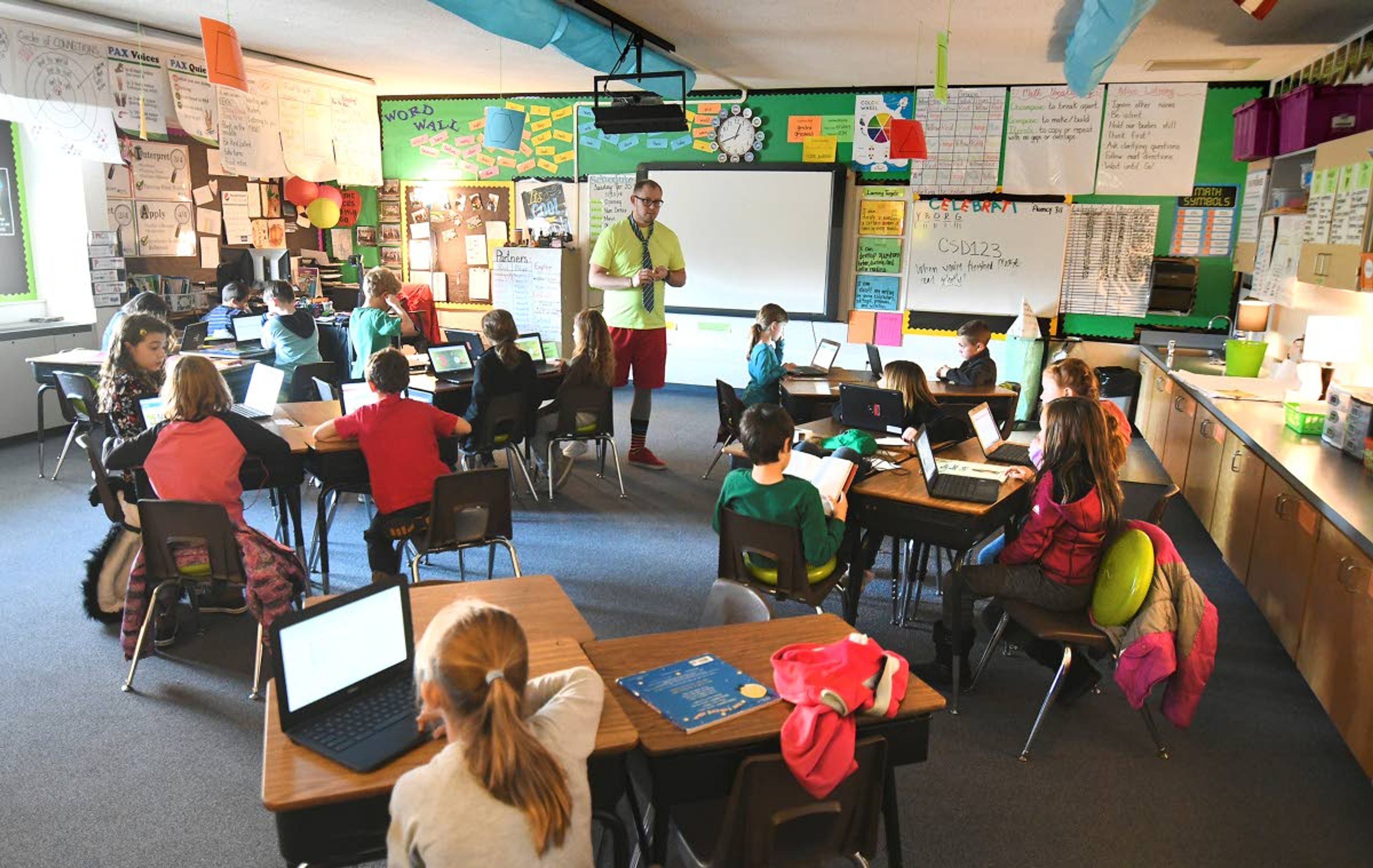 Students are pictured in a classroom at Grantham Elementary, a high poverty school in Clarkston. On Thursday, Don Lee, the former principal, will be one of about a dozen speakers who will participate in the LC Valley Resilience Conference. At the event, educators, law enforcement officers and others can learn strategies to help people who have experienced childhood trauma.