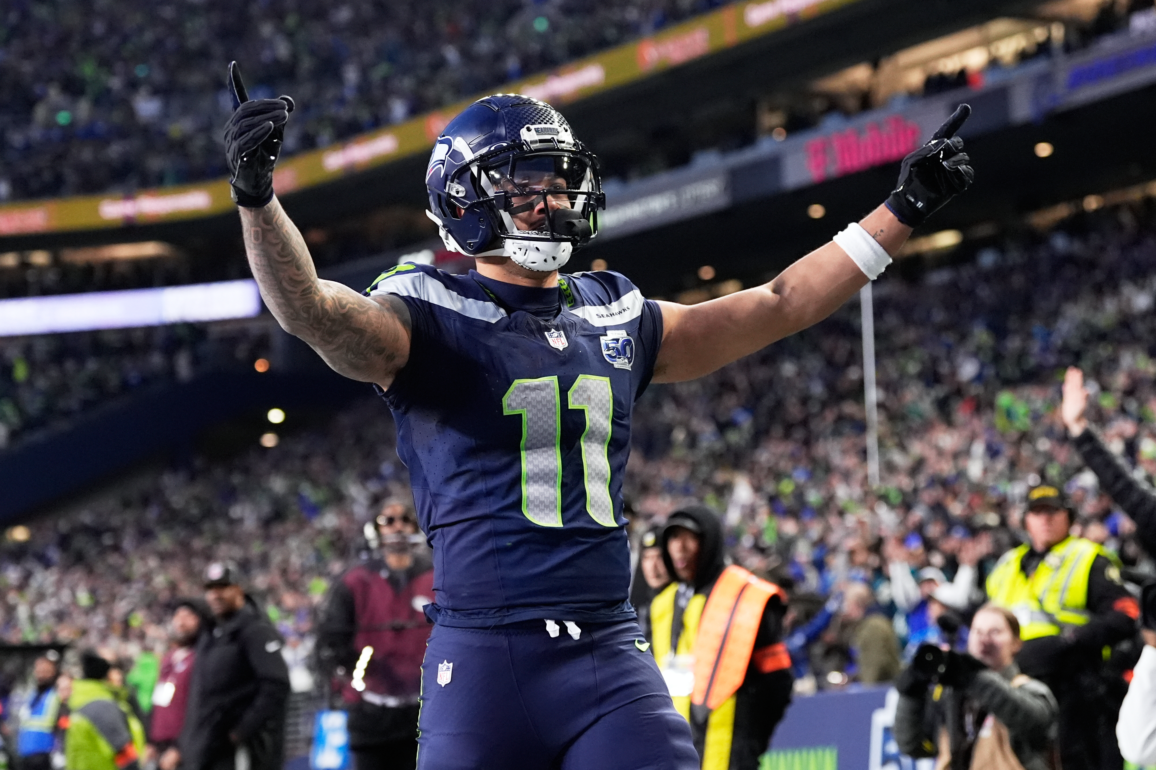 Seattle's Jaxon Smith-Njigba dazzles on postseason stage