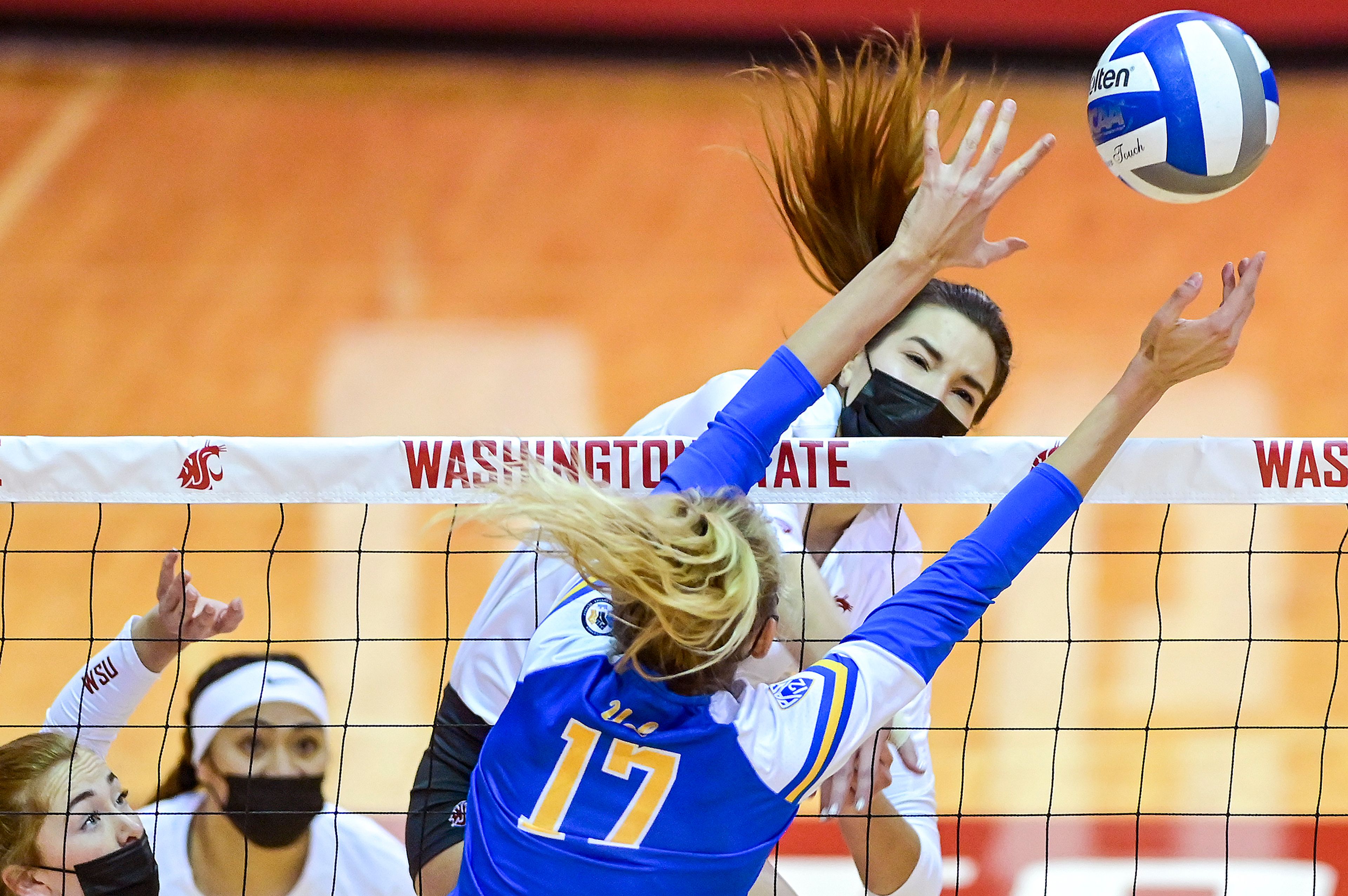 Junior Magda Jehlarova, center, has been a rock in the middle for the Cougs, averaging 2.4 kills per set with a .361 attack percentage. She also averages a team-best 1.45 blocks per set with 159 total rejections on the season heading into the NCAA tournament.