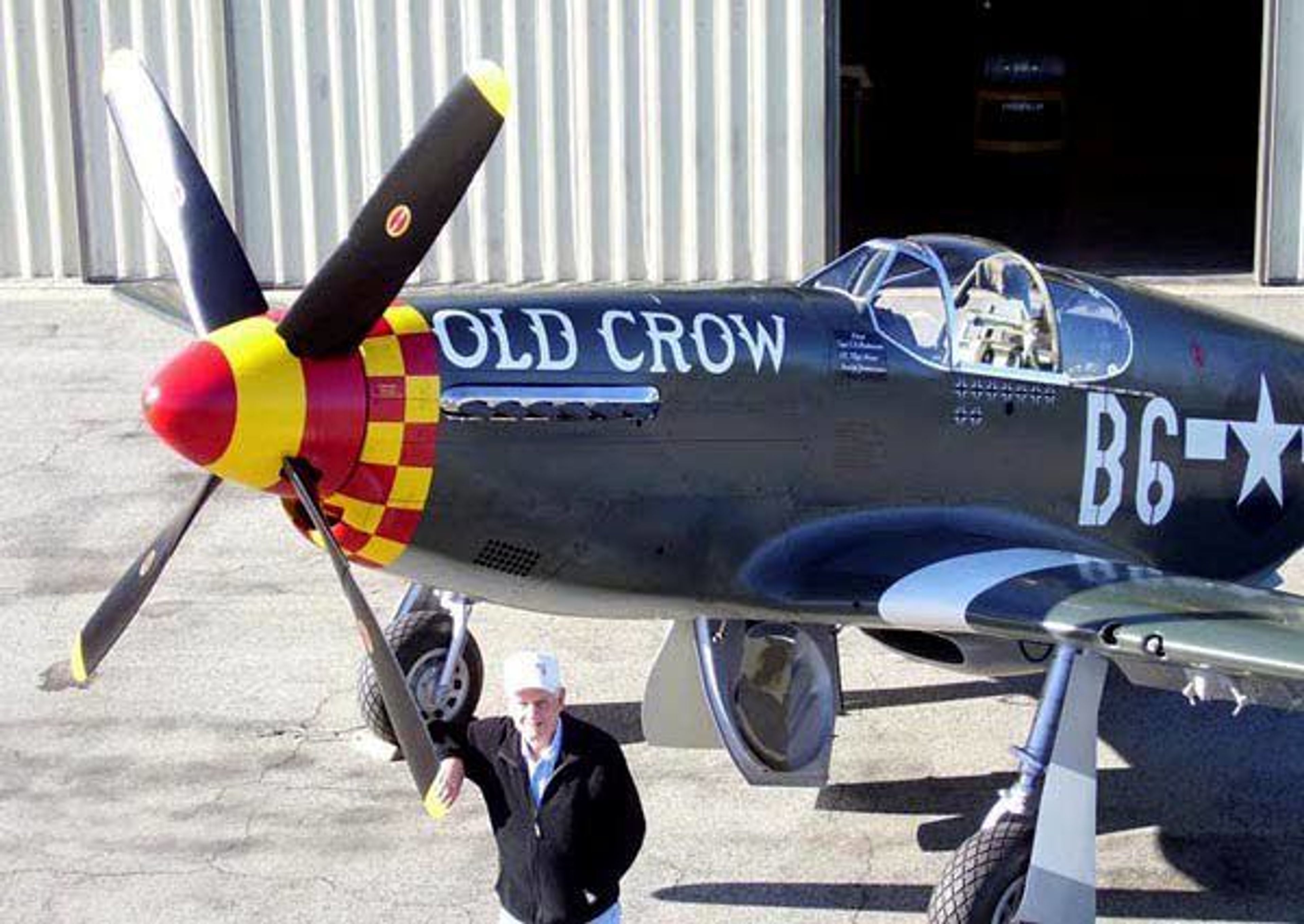 Anderson's B model P-51 has also been re-created and is flying around the country.