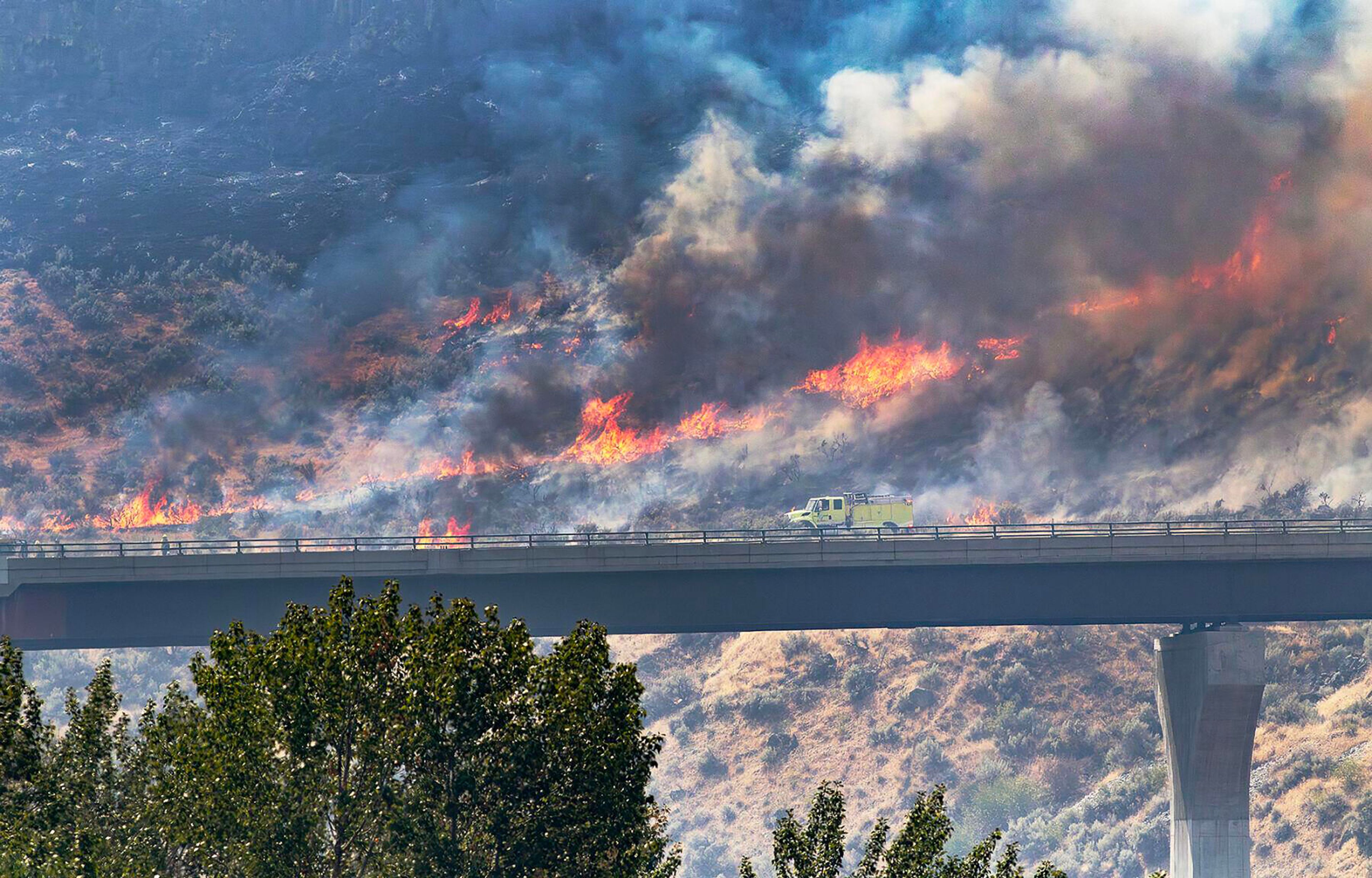 Plex fire near Micron in Boise impacting air quality, expected to be controlled by Saturday