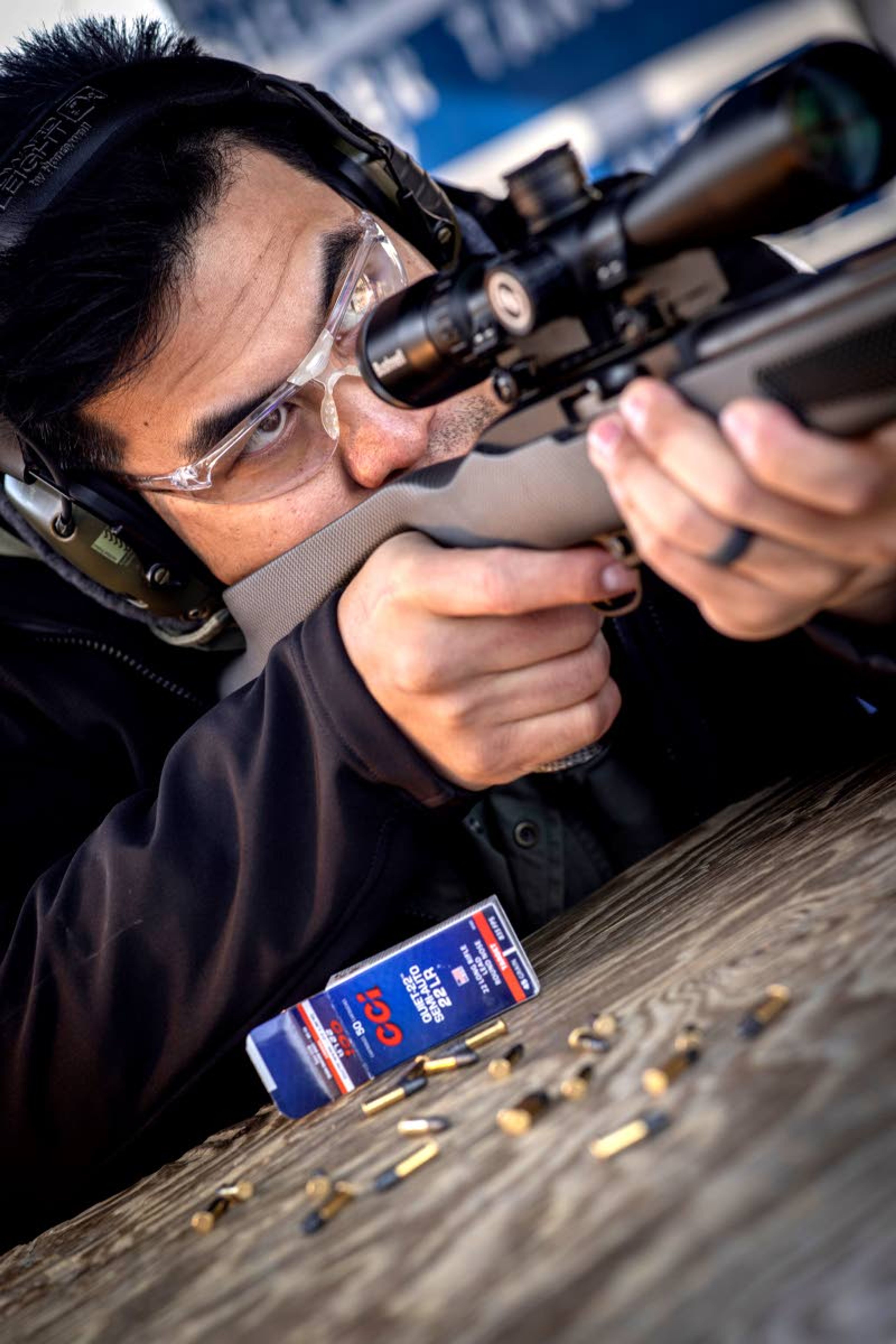 Vista OutdoorA man fires a round of CCI ammunition. CCI’s parent company, Vista Outdoor, is introducing a monthly subscription program in which gun owners can have bullets delivered to their homes.