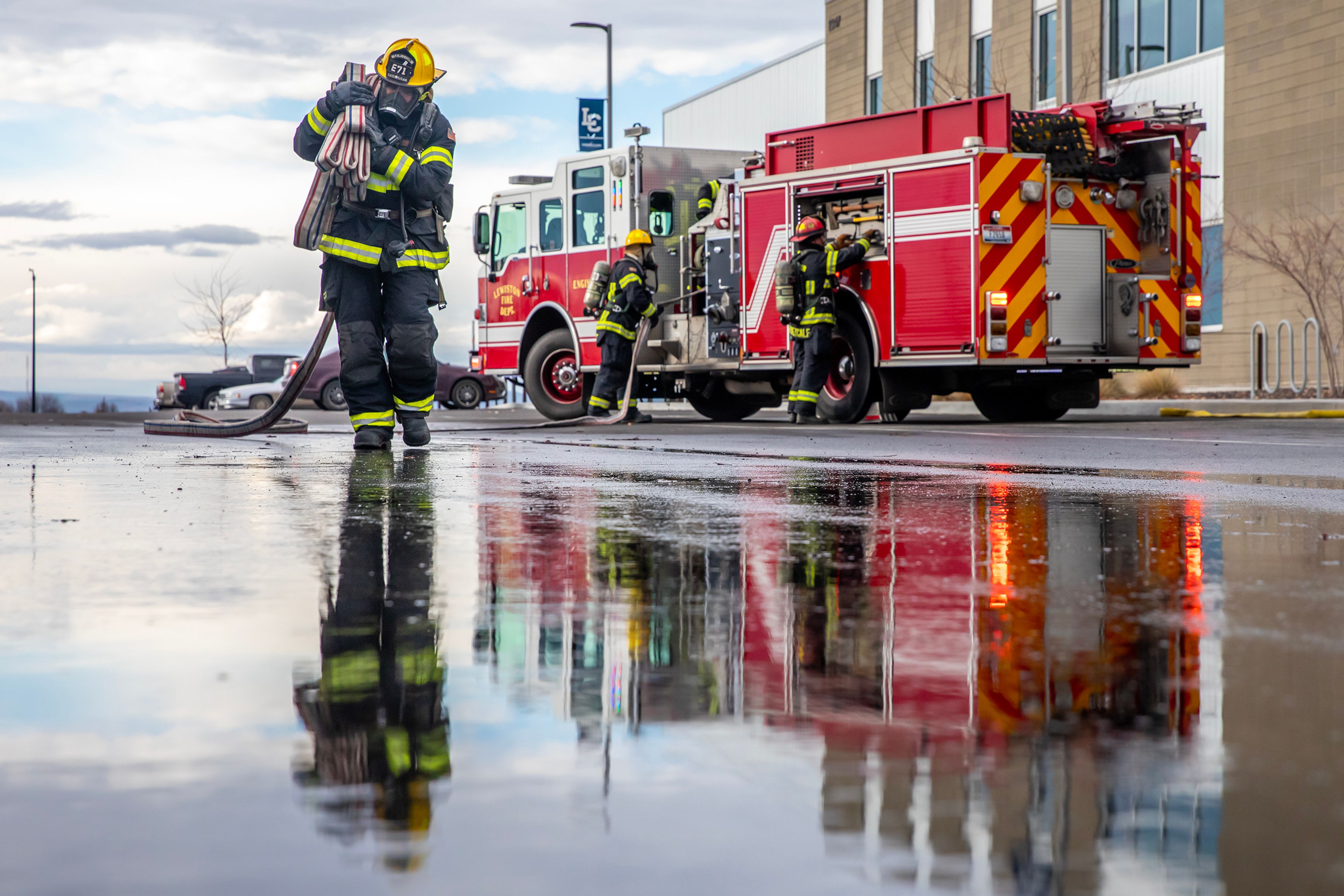 Firefighters’ union, city of Lewiston at odds