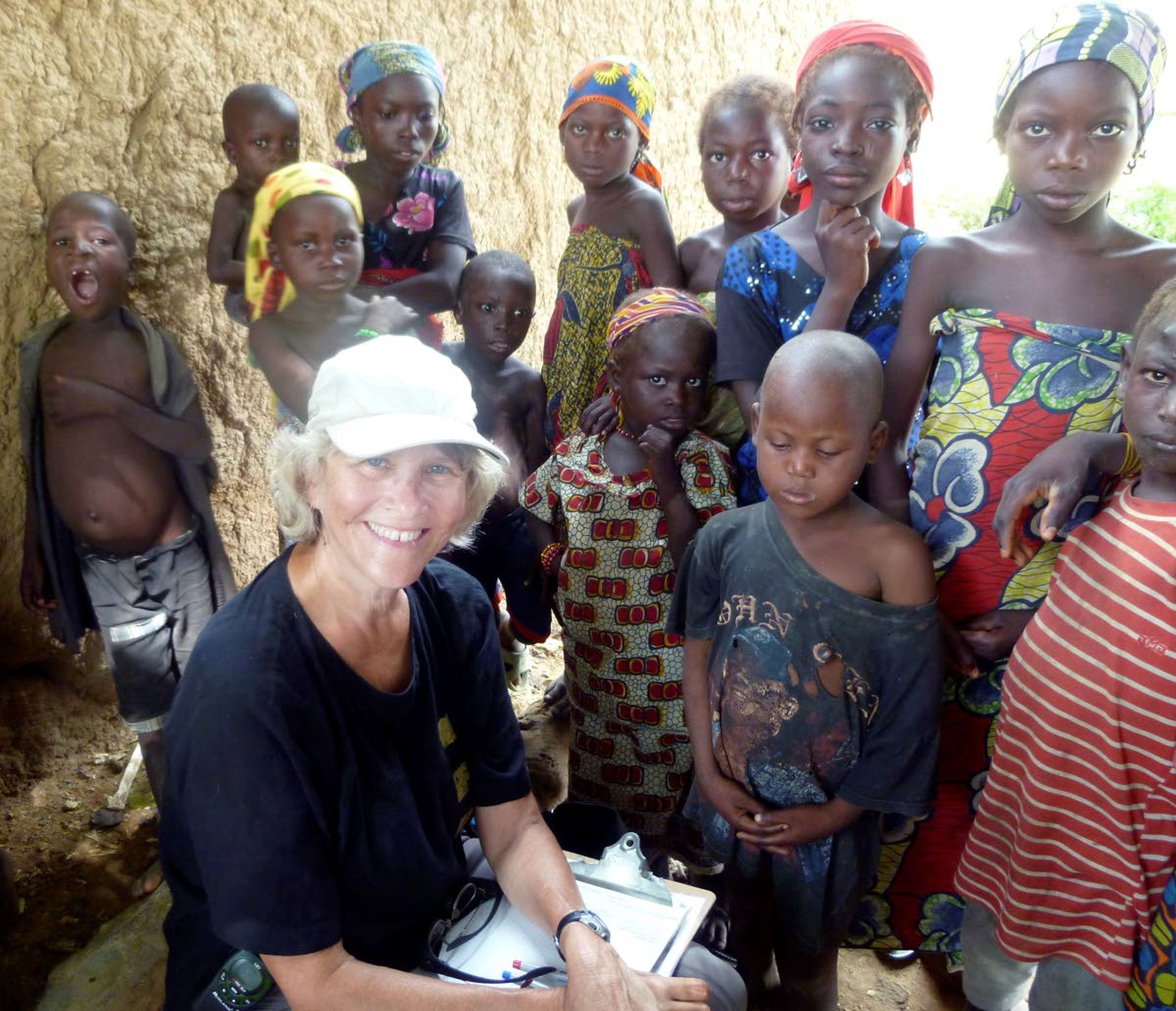 After retiring from the University of Idaho, Margrit von Braun and her husband, Ian von Lindern, formed a nonprofit company that helps communities mitigate environmental pollution. She’s pictured here in Zamfara, Nigeria, where the company worked to remediate lead contamination from gold processing.