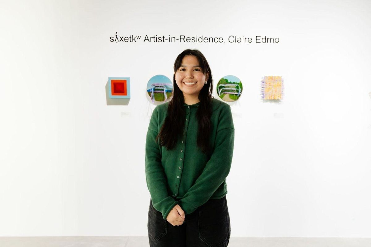 Native American artist Claire Rae Edmo brings traditional arts to bear