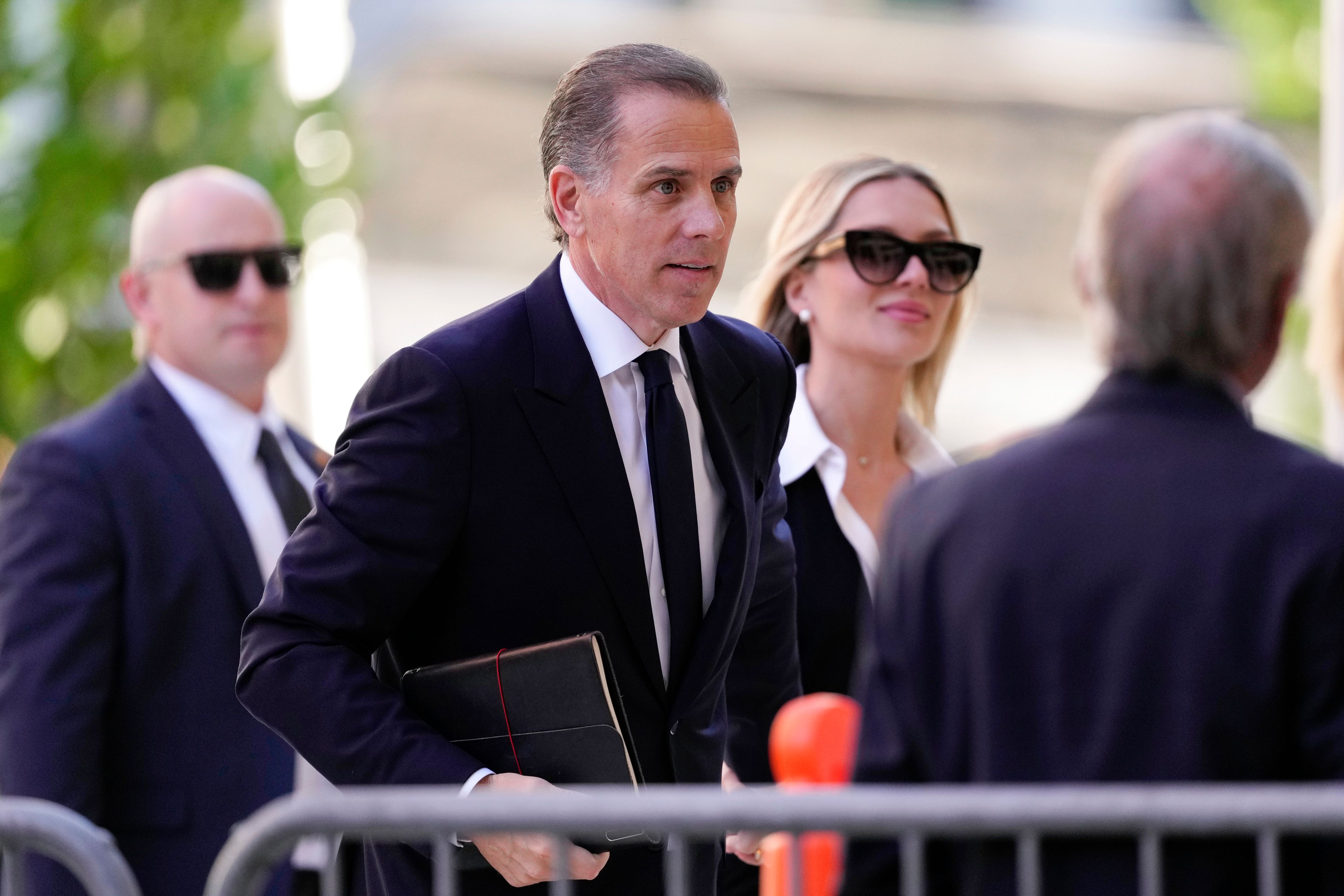 Hunter Biden arrives to federal court with his wife, Melissa Cohen Biden, Monday, June 10, 2024, in Wilmington, Del.