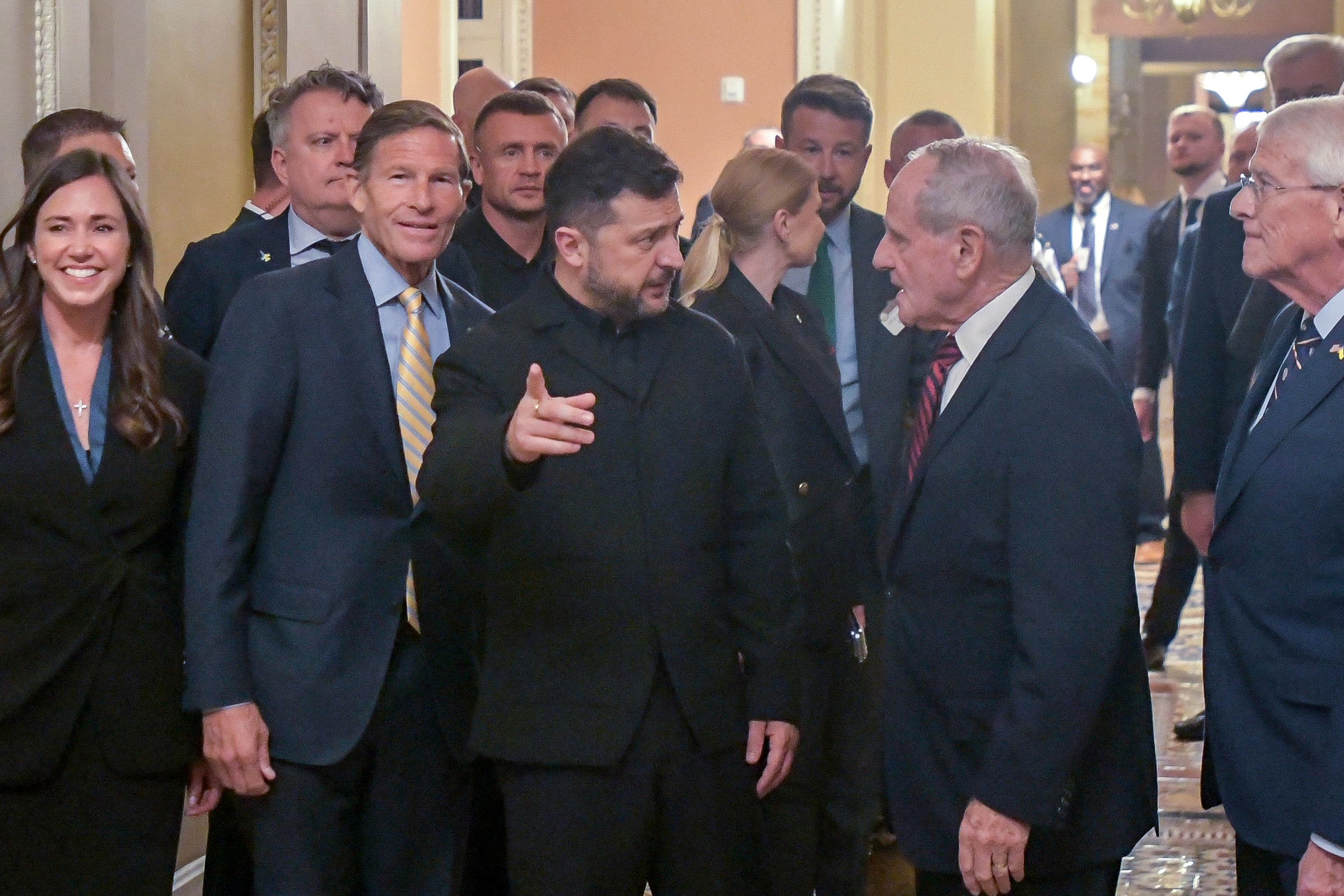 House lawmakers return to Washington, D.C., with stopgap funding bill as first order of business; Speaker Johnson says 'we don't have another Democratic shutdown'