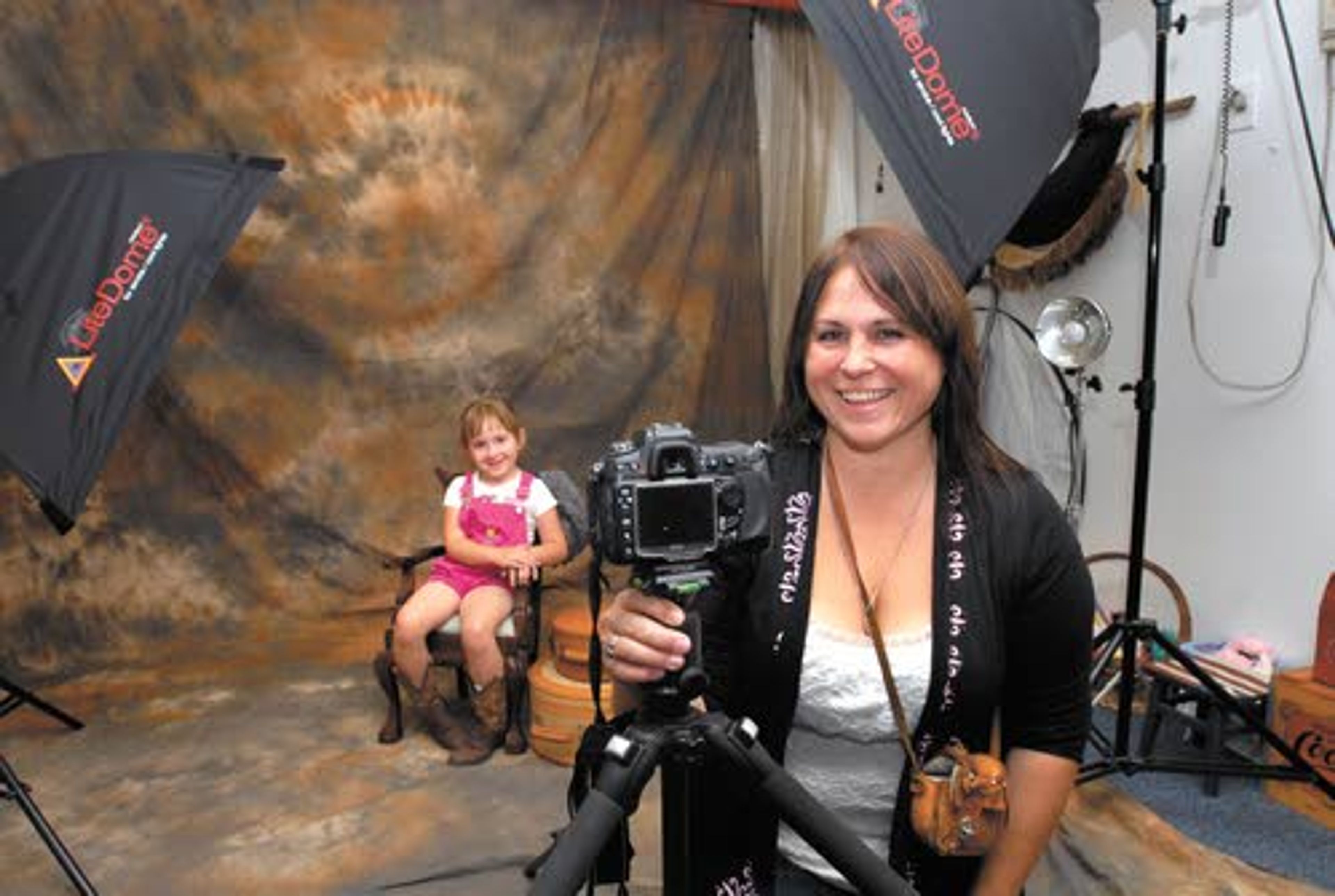 Photographer shoots for a natural look