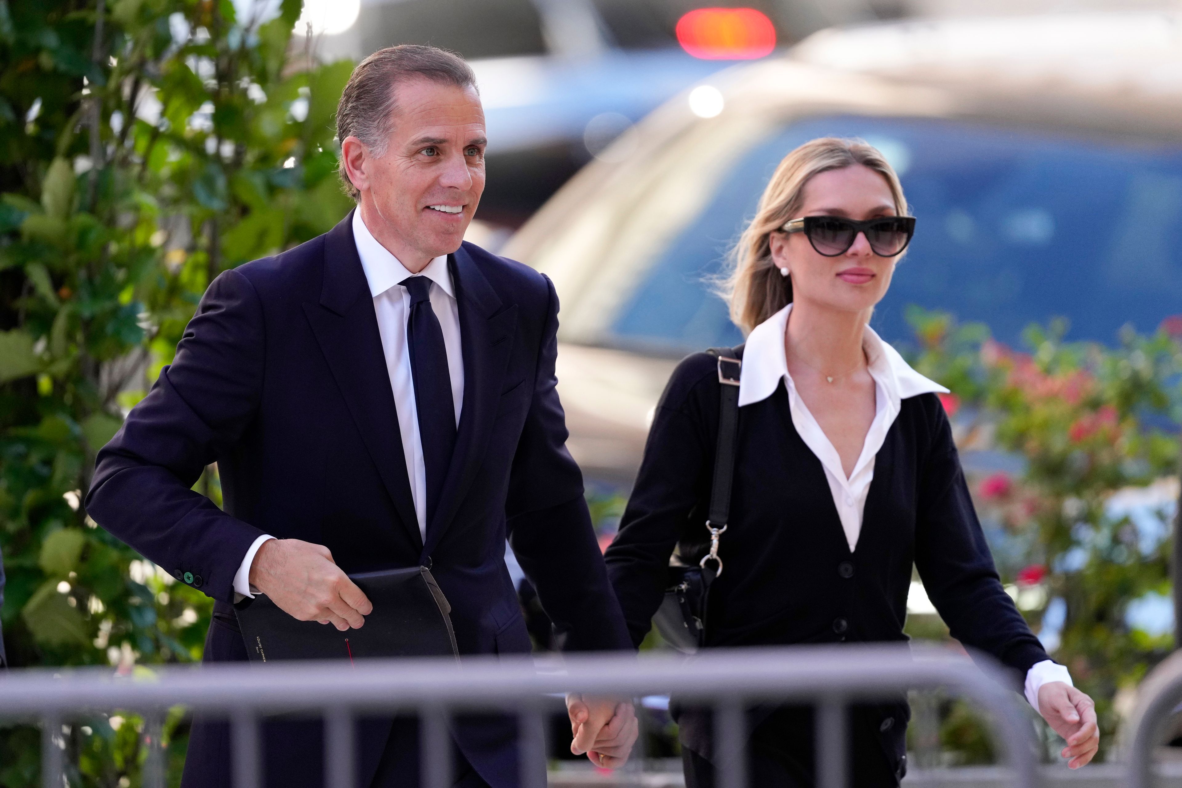 Hunter Biden arrives to federal court with his wife, Melissa Cohen Biden, Monday, June 10, 2024, in Wilmington, Del.