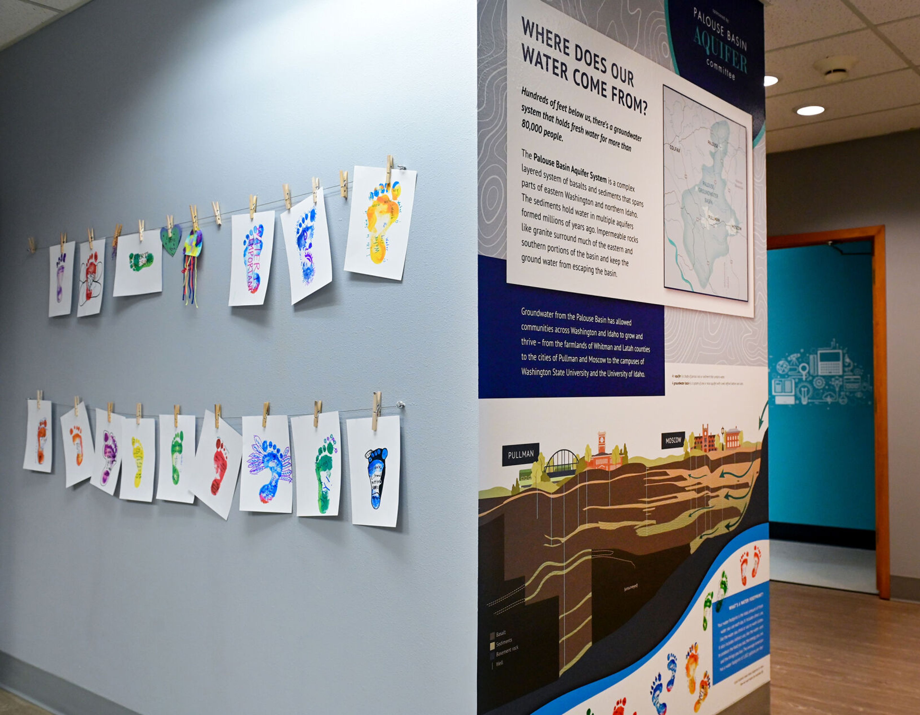 Aquifer art featured at the Palouse Discovery Science Center