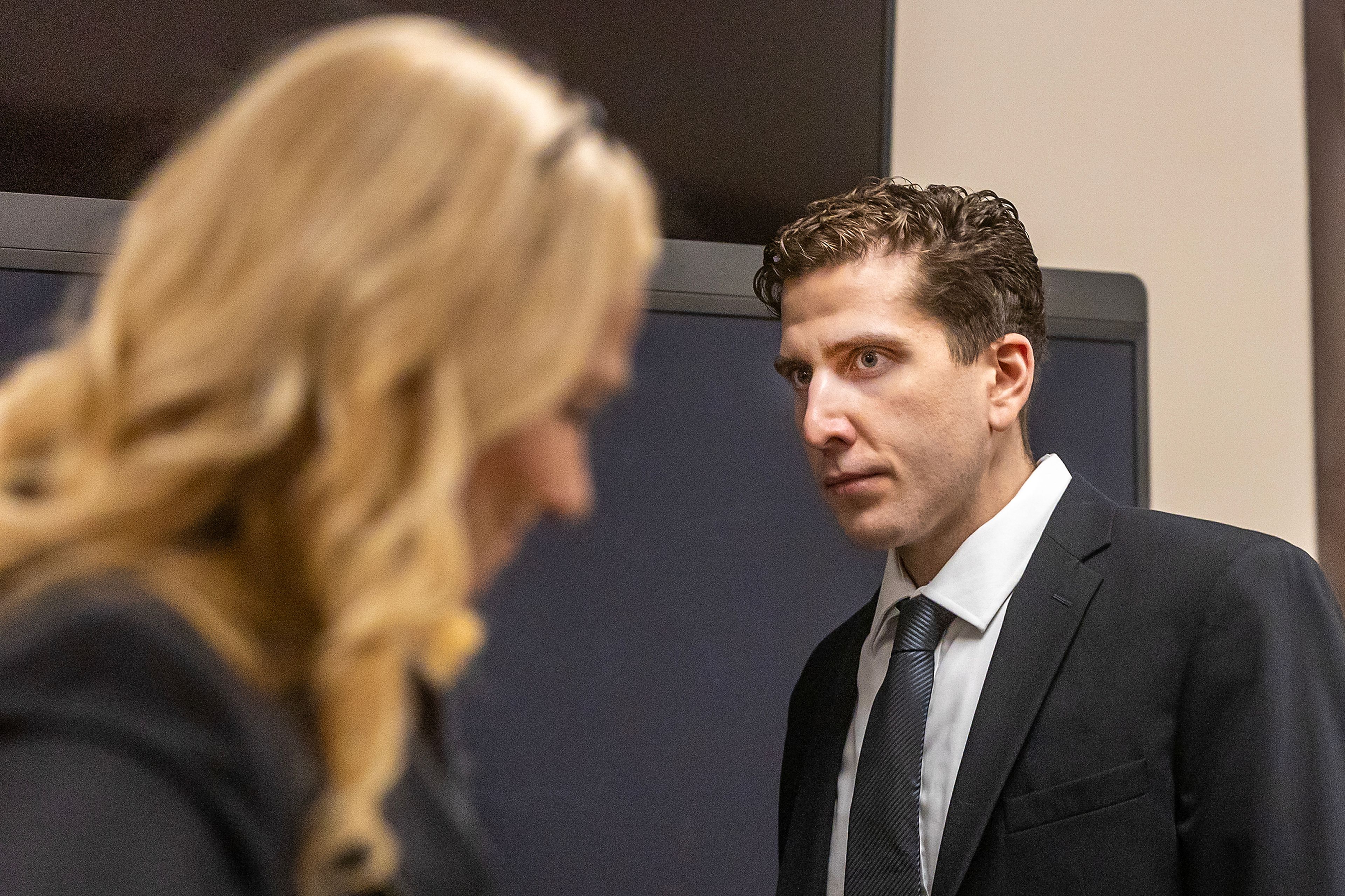 Bryan Kohberger enters the courtroom for a hearing Tuesday at the Latah County Courthouse in Moscow.