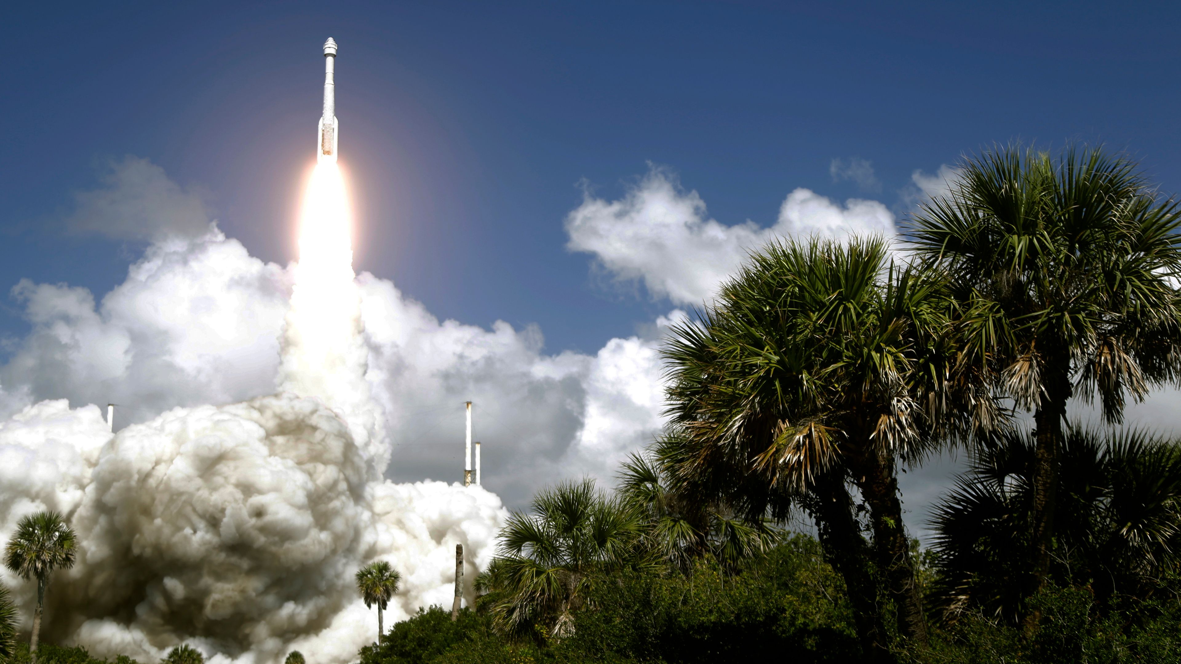 Boeing's Starliner capsule, atop an Atlas V rocket, lifts off from launch pad at Space Launch Complex 41 Wednesday, June 5, 2024, in Cape Canaveral, Fla. NASA astronauts Butch Wilmore and Suni Williams are headed to the International Space Station.