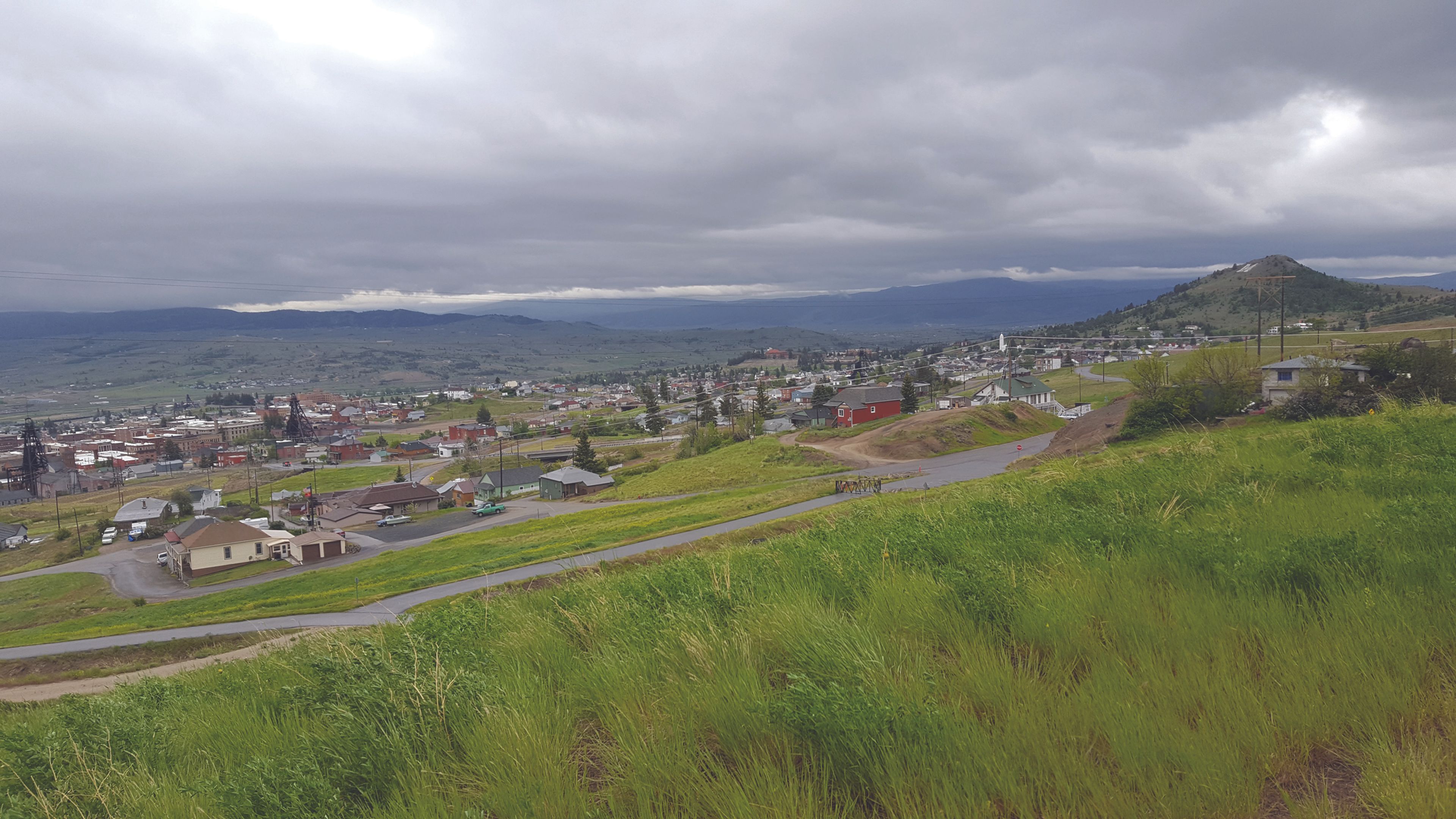 The Butte, Mont., skyline.