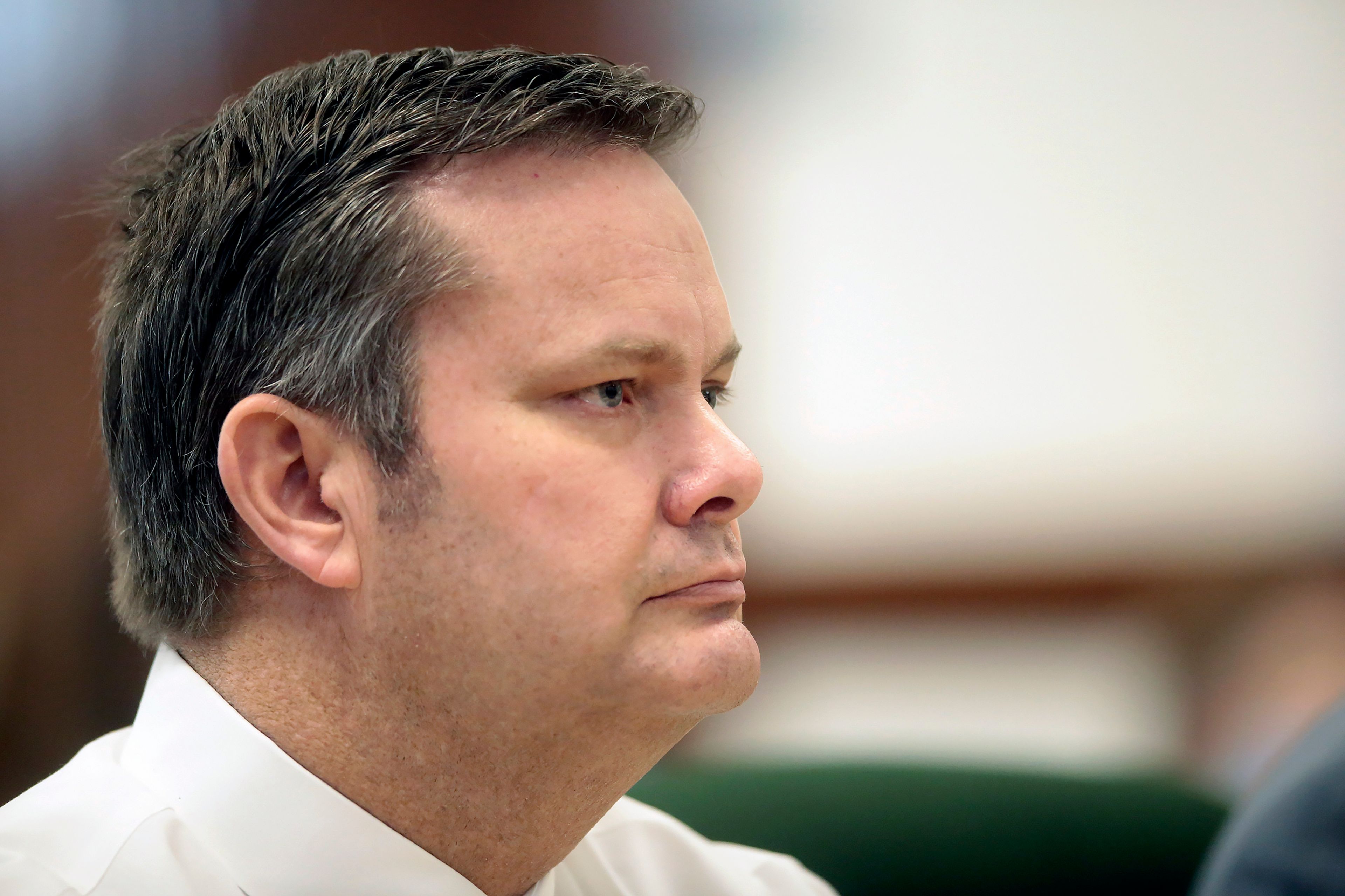 FILE - Chad Daybell sits during a court hearing, Aug. 4, 2020, in St. Anthony, Idaho. An Idaho jury has convicted Daybell of murder in the 2019 deaths of his wife and his girlfriend’s two youngest children. The verdict Thursday, May 30, 2024, marks the end of a yearslong investigation that included bizarre claims of zombie children, apocalyptic prophesies and illicit affairs. (John Roark//The Idaho Post-Register via AP, File)