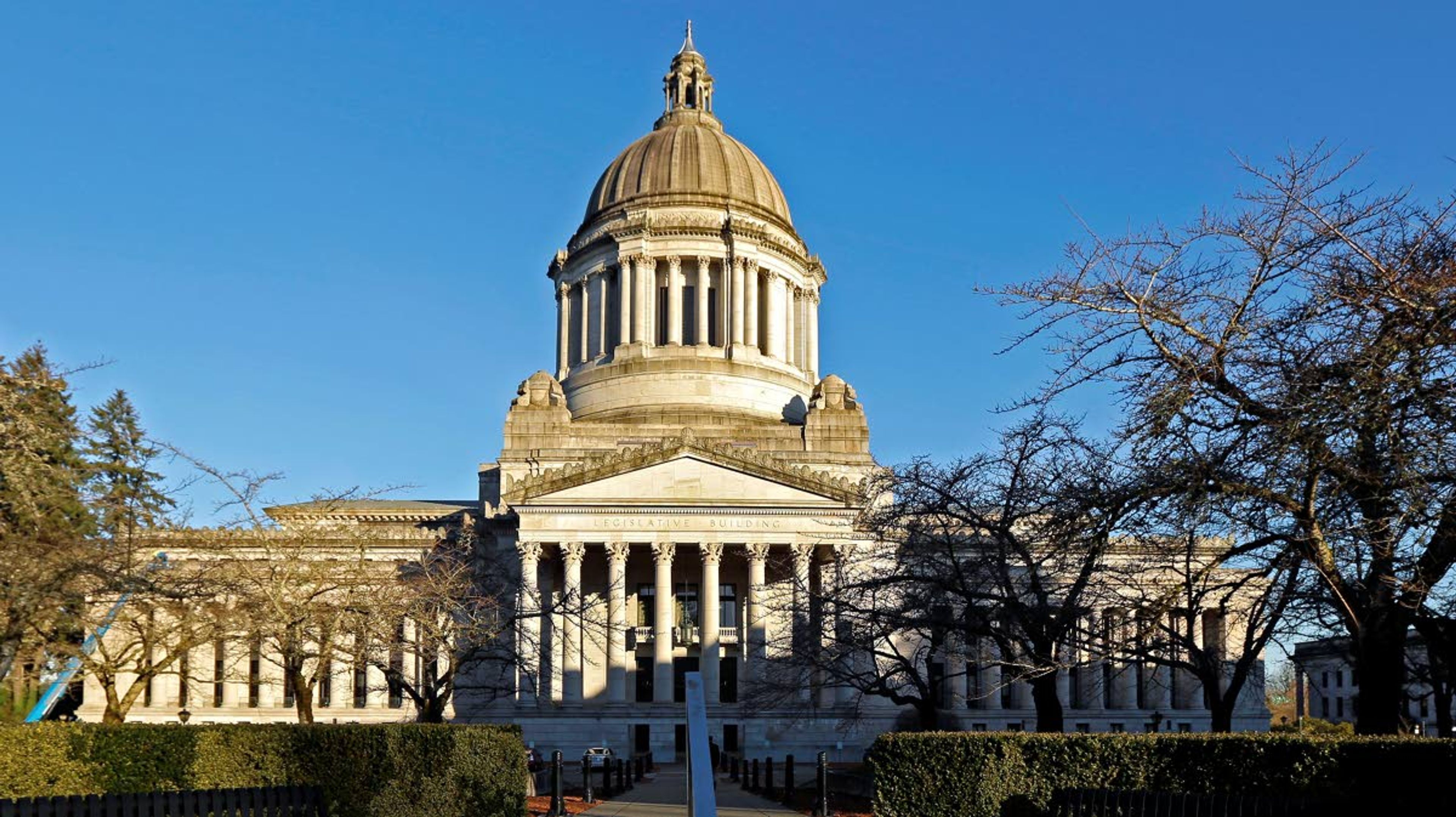 Frost covers the sundial in front of the Legislative Building at the Capitol in Olympia in this file photo. The 2019 Legislative session is set to start Monday.