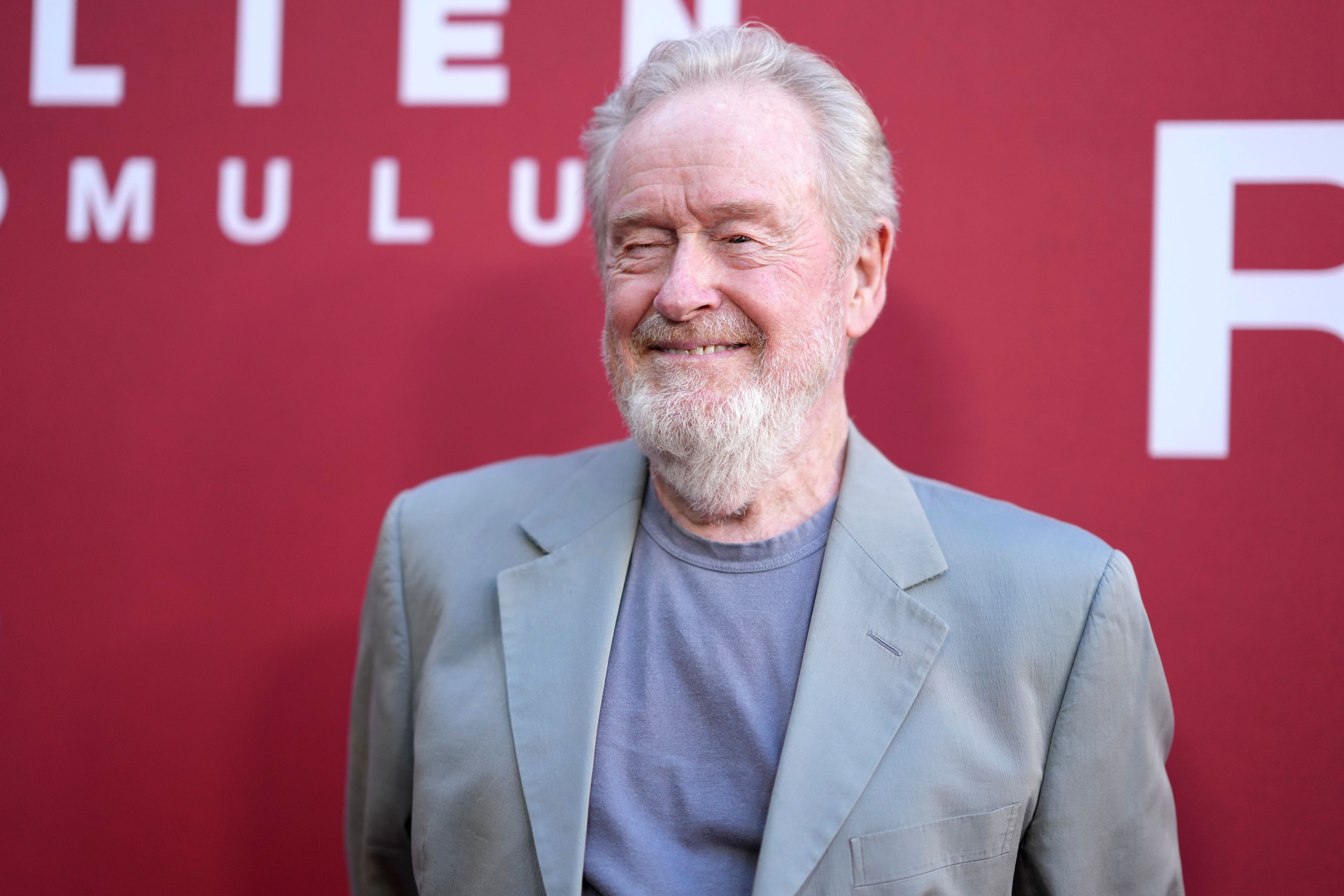 Ridley Scott arrives at the premiere of "Alien: Romulus" at the TCL Chinese Theatre on Monday, Aug. 12, 2024, in Los Angeles.