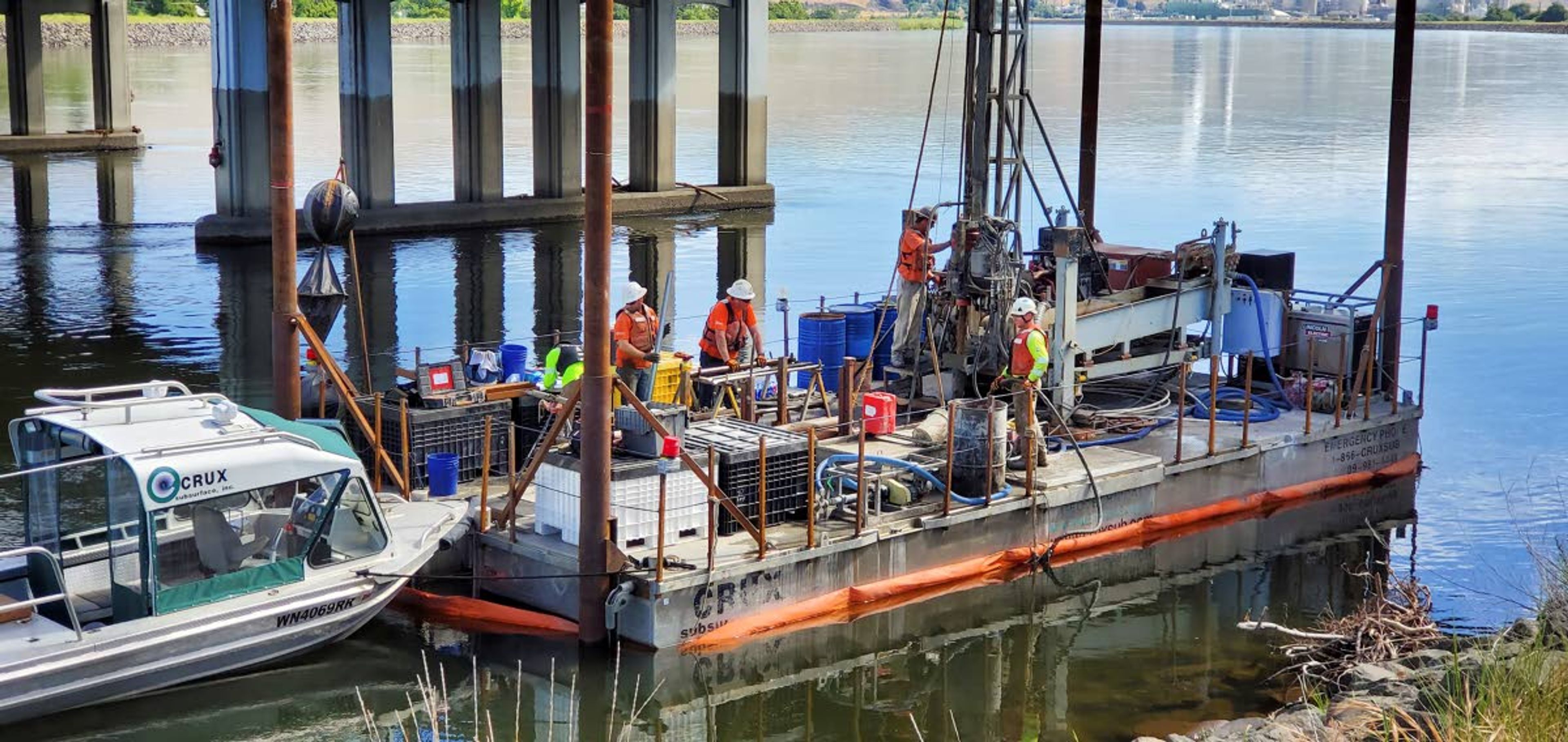 A project to widen and repair the Clearwater Memorial Bridge entering Lewiston is set to start in 2023 will last as long as two years. Work on the project got started in the last couple of weeks with the drilling of core samples and an analysis of the riverbed so engineers can determine the best way to increase its weight capacity.