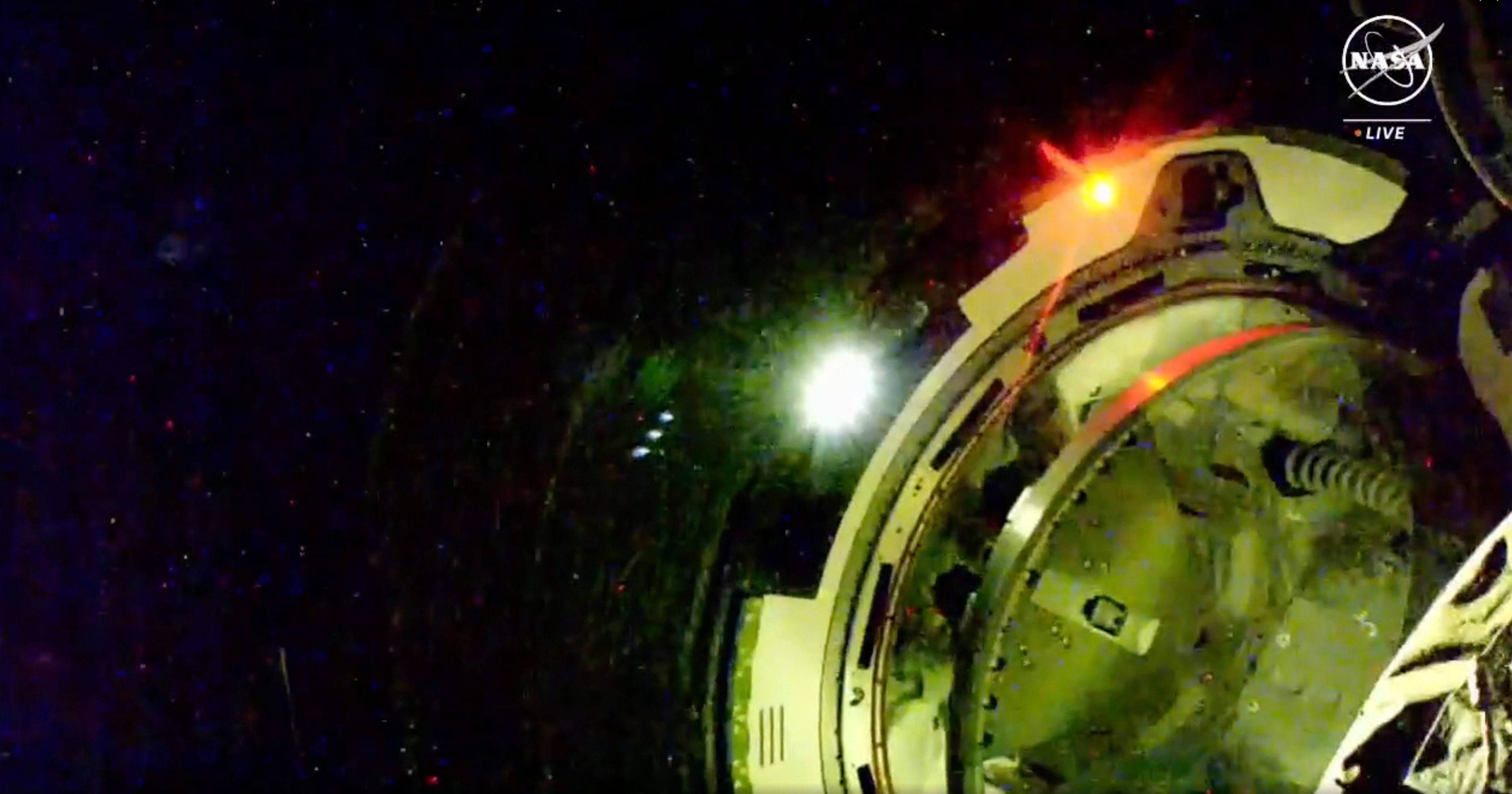 Boeing Starliner spacecraft prepares to dock with the International Space Station for the first time on Thursday, June 6, 2024.