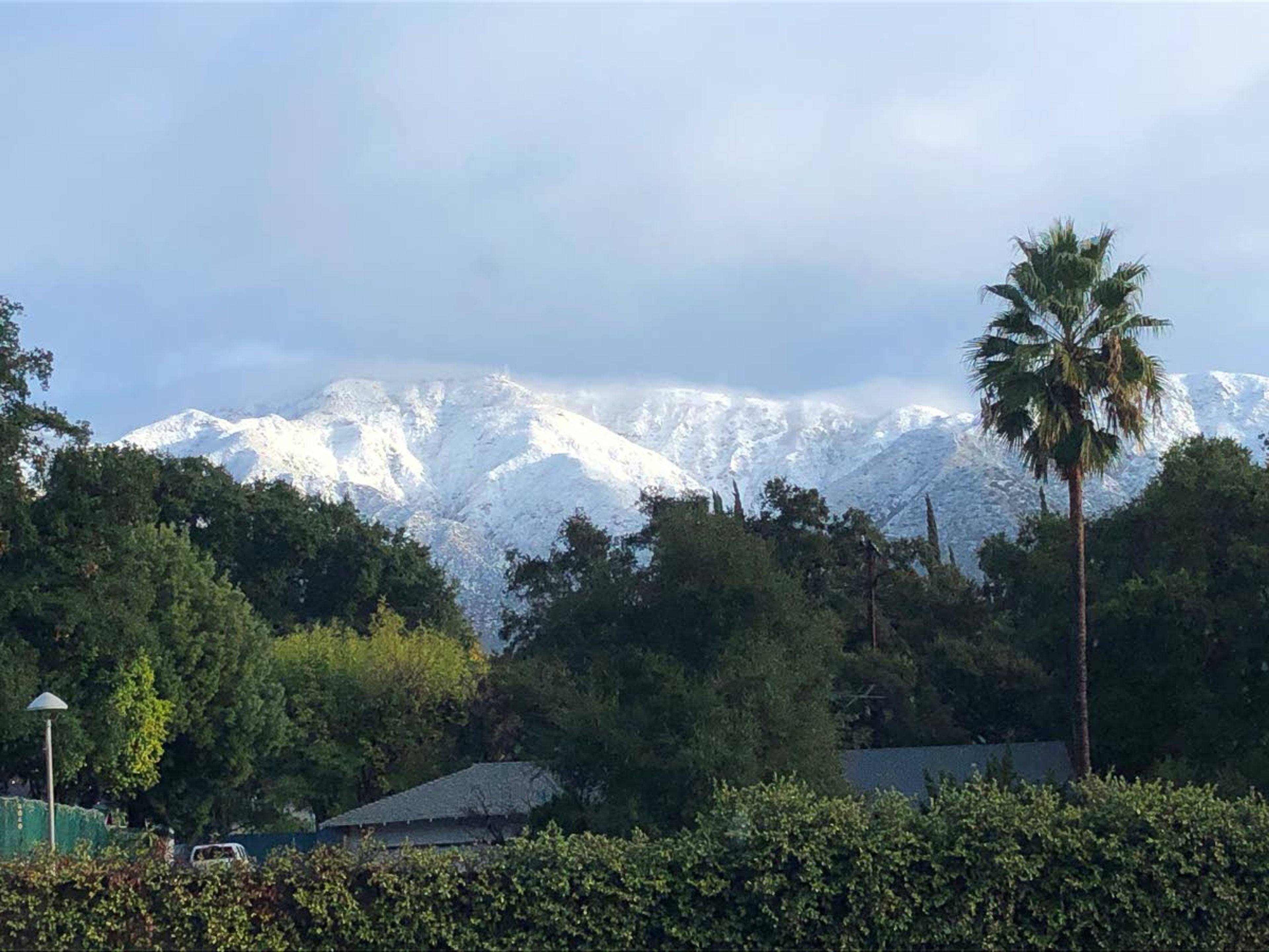 You can only imagine the local stir this Dec. 26 snow caused in Los Angeles. It served as a post-holiday encore, a late gift in the mailbox.