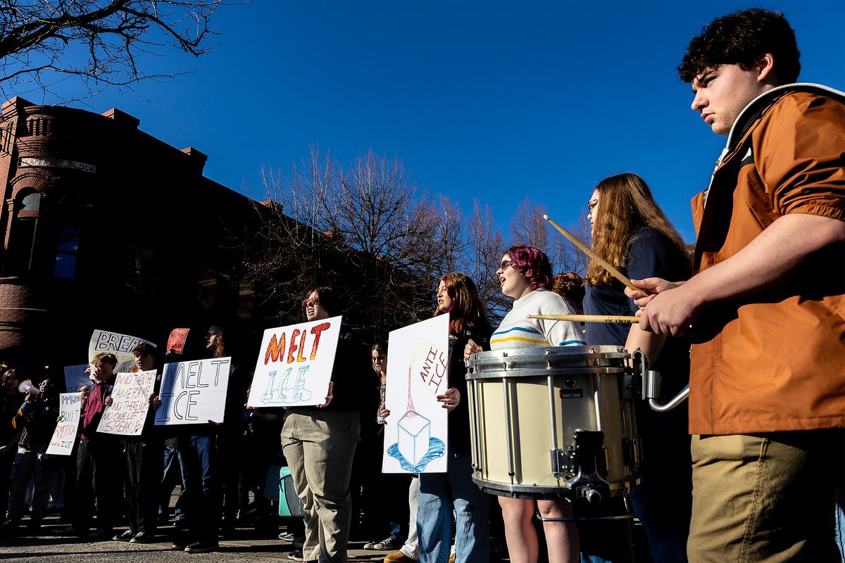 About 60 from Moscow High deliver protests to ICE actions