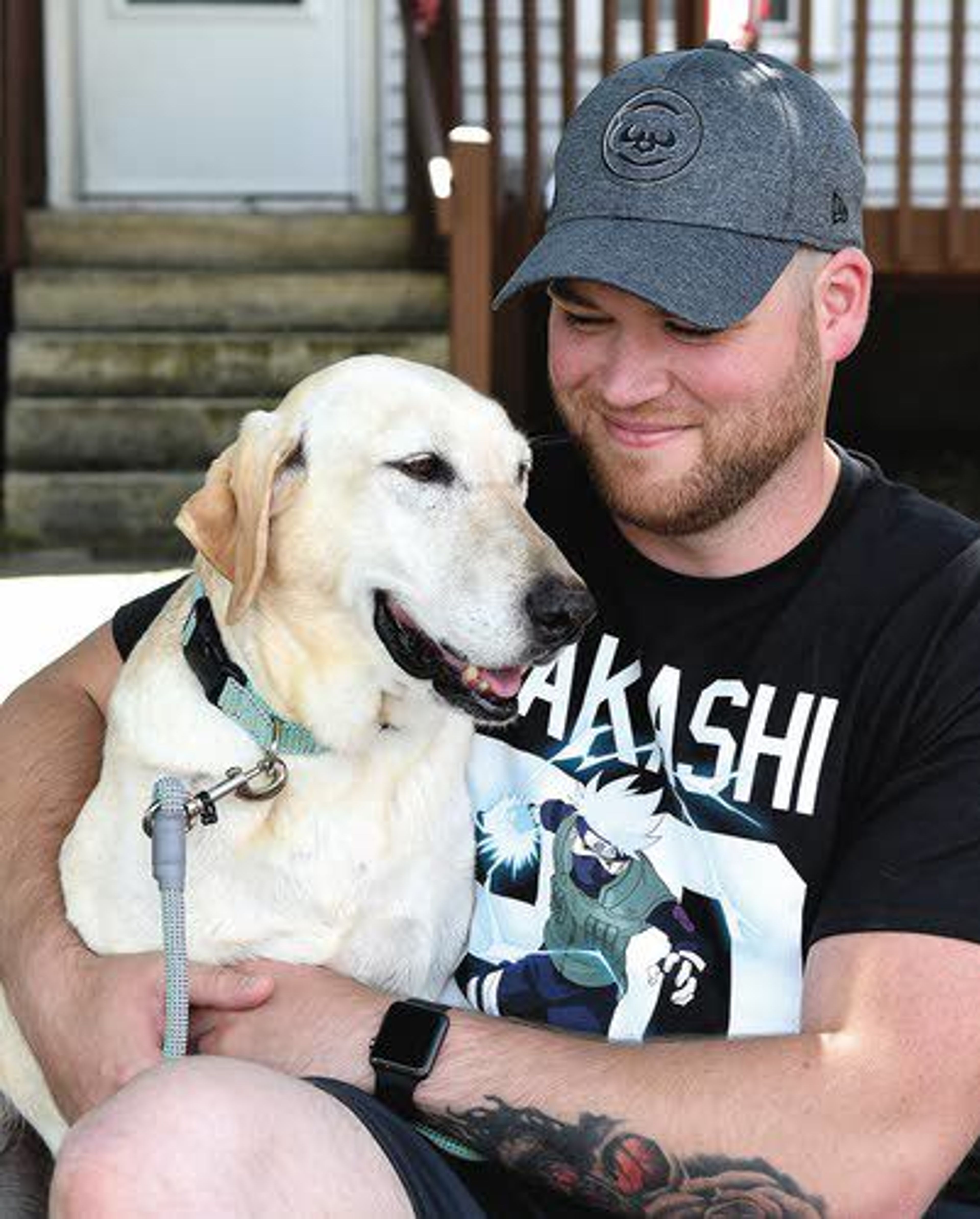 Seven years ago, Marine Nick Montez was unexpectedly ripped away from his bomb-sniffing dog, Mally, after returning from deployment in Afghanistan. Tuesday he brought Mally home to Lewiston.