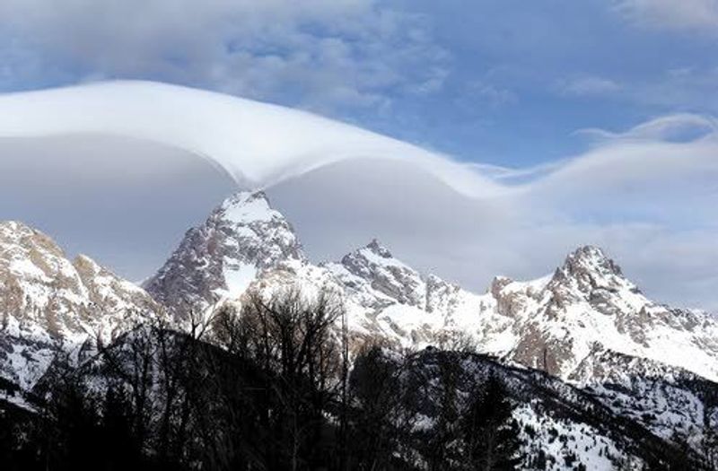 Undulating clouds enchant visitors to Grand Teton