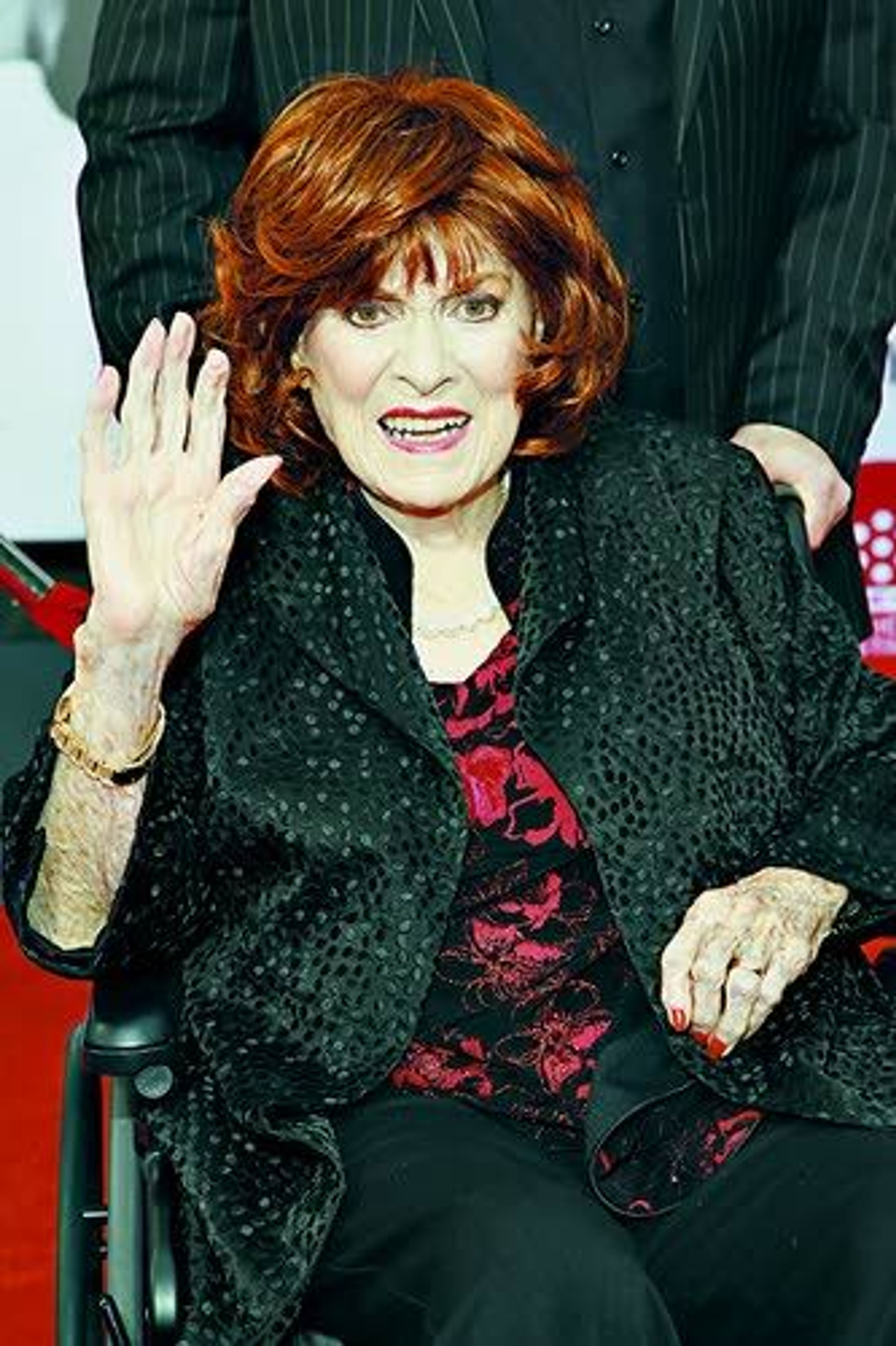 Oscar at last — Maureen O’Hara arrives at 2014 TCM Classic Film Festival’s Opening Night Gala at the TCL Chinese Theatre in Los Angeles. The Academy of Motion Picture Arts and Sciences will present Honorary Awards to Jean-Claude Carrière, Hayao Miyazaki and O’Hara, and the Jean Hersholt Humanitarian Award to Harry Belafonte at the film academy’s Governors Awards ceremony Saturday night in Los Angeles. Annie I. Bang/Invision