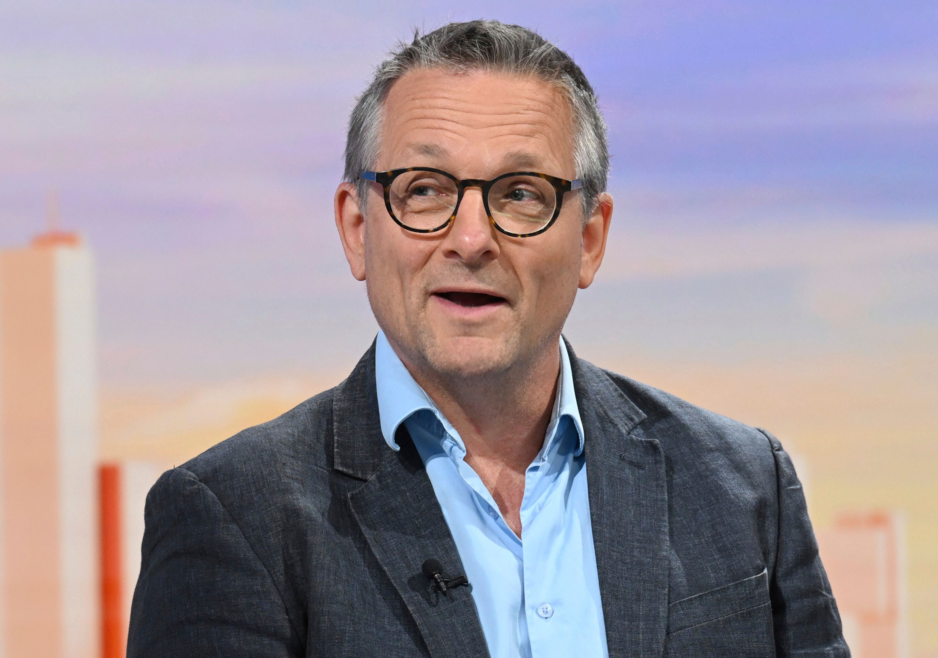 In this undated photo provided by the BBC on Sunday, June 9, 2024, doctor and broadcaster Michael Mosley speaks on Sunday with Laura Kuenssberg. Police said that a body believed to be that of missing British TV presenter Michael Mosley was found on a Greek island Sunday morning. A police spokesman, who spoke on condition of anonymity because of an ongoing investigation, said the body was found on a rocky coast by a private boat and that formal identification was pending.