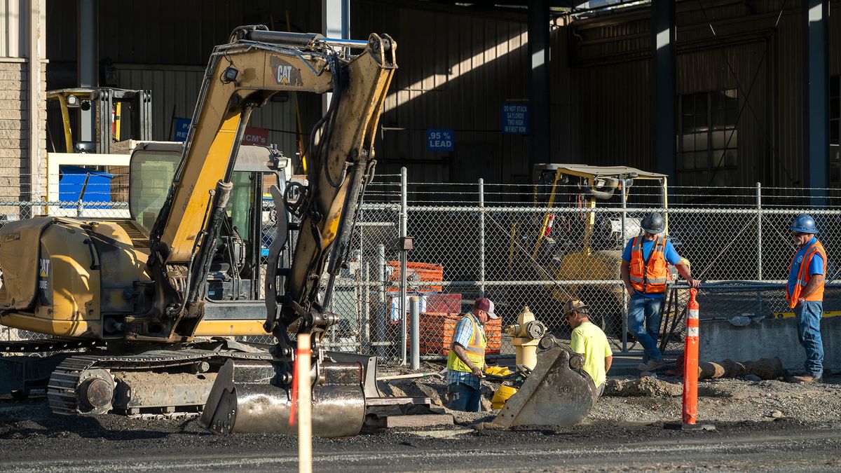 Construction on Snake River Avenue is in the home stretch