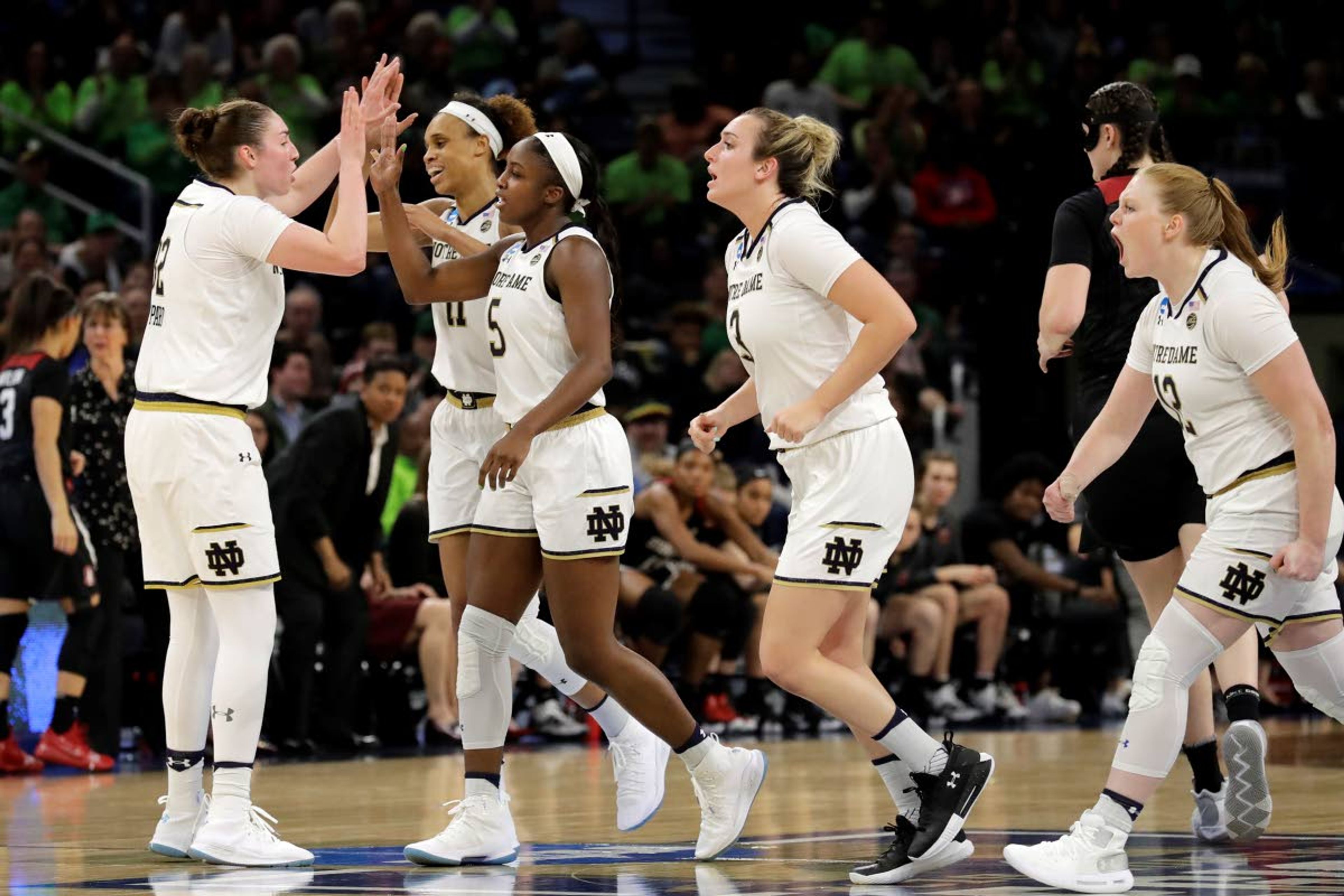 NCAA WOMEN Irish subdue Stanford to reach Final 4