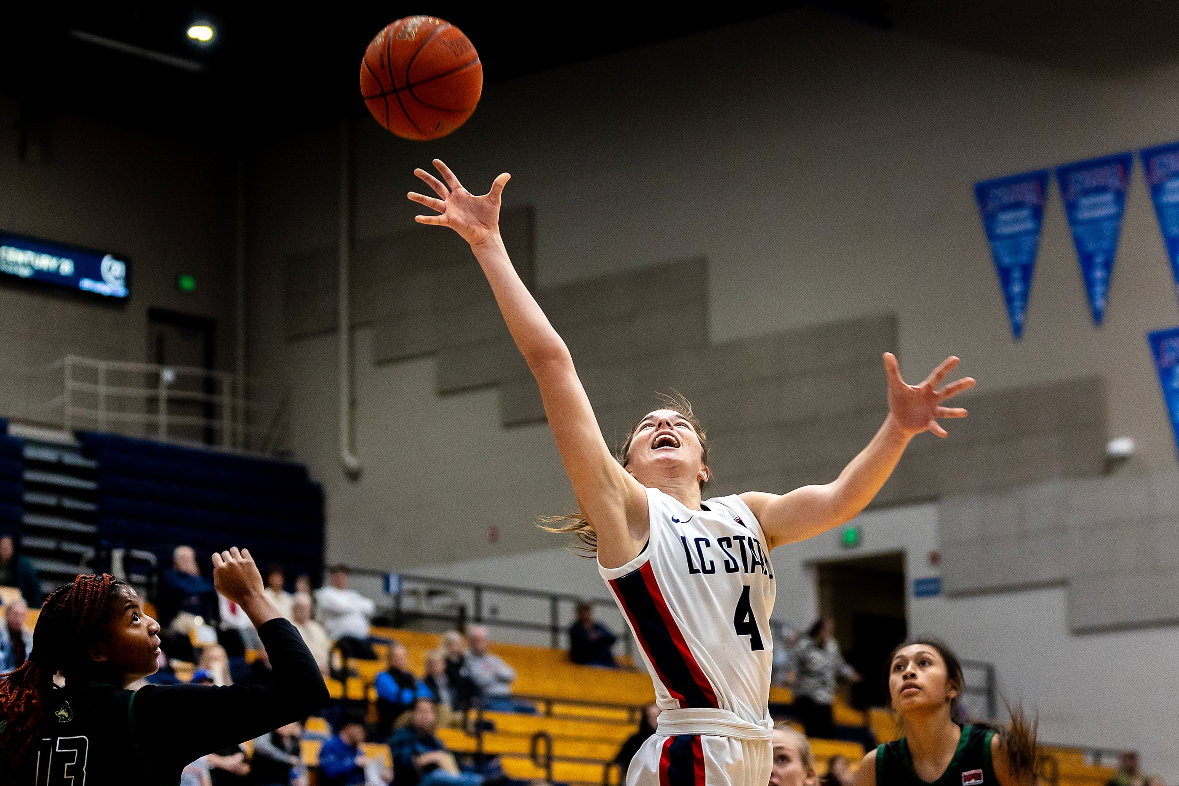 Lewis-Clark State guard Ellie Sander shoots the ball against Walla Walla during a quarter of a Cascade Conference game Tuesday at Lewis-Clark State College in Lewiston.