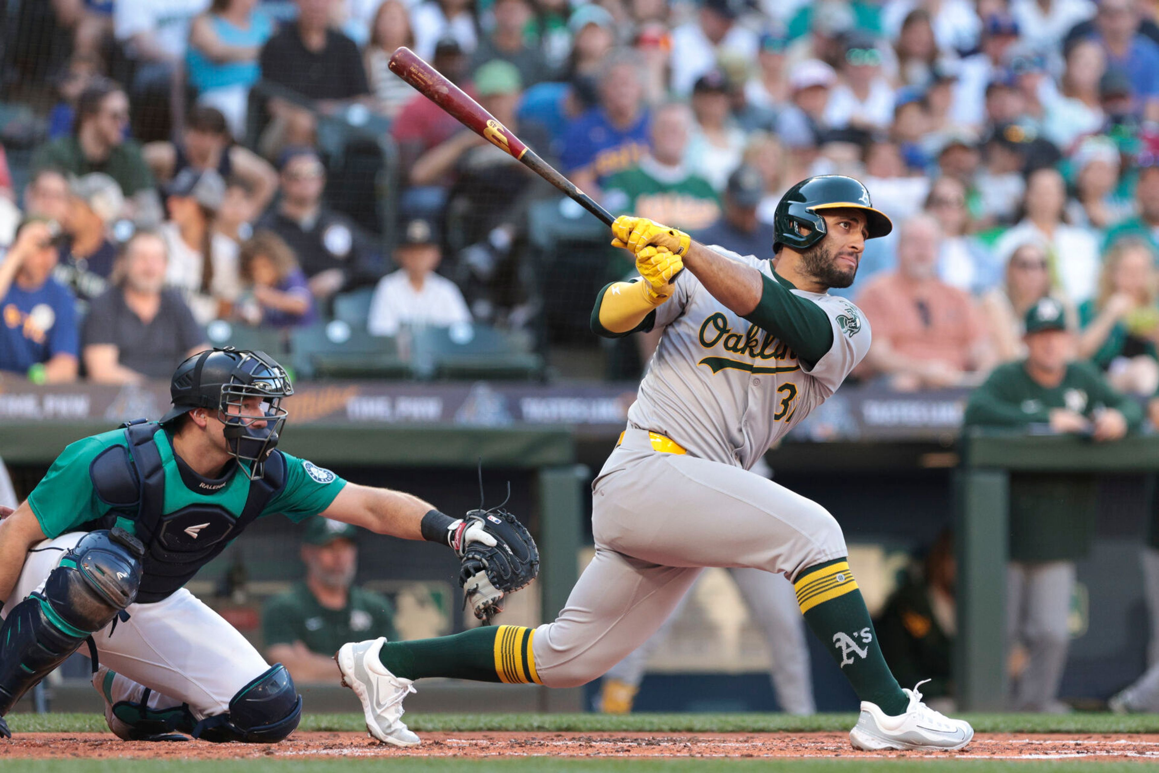 Rookie pitcher Joey Estes earns his first win as Athletics beat Mariners