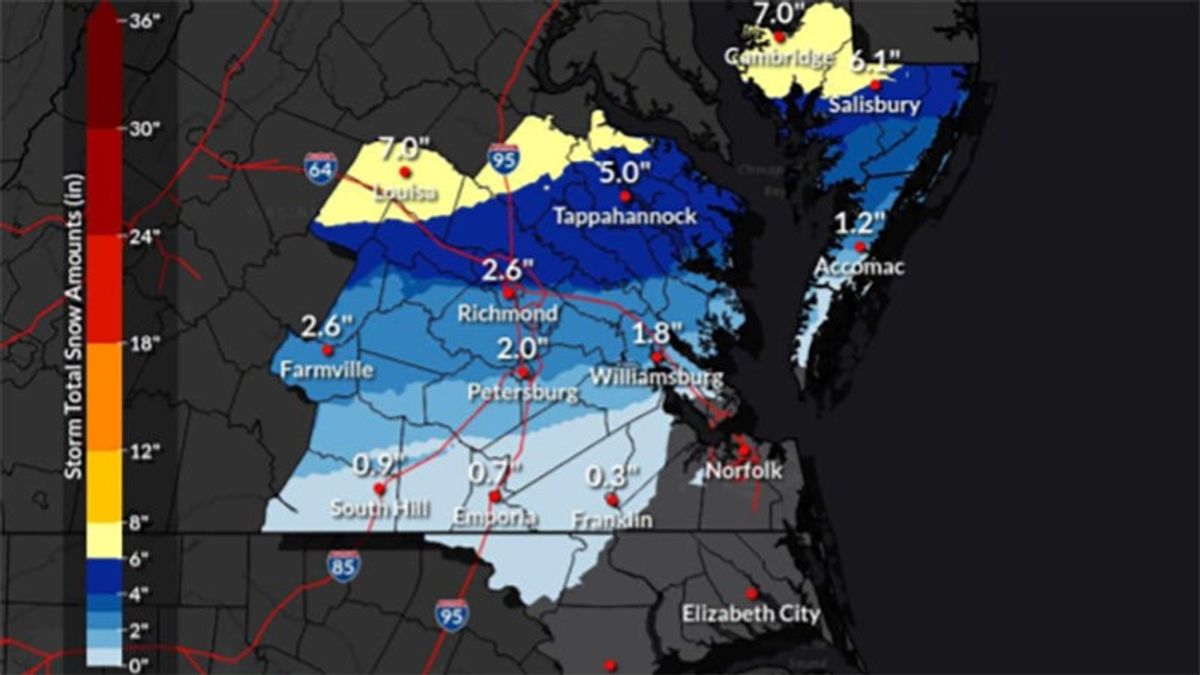 More snow on the way Tuesday
