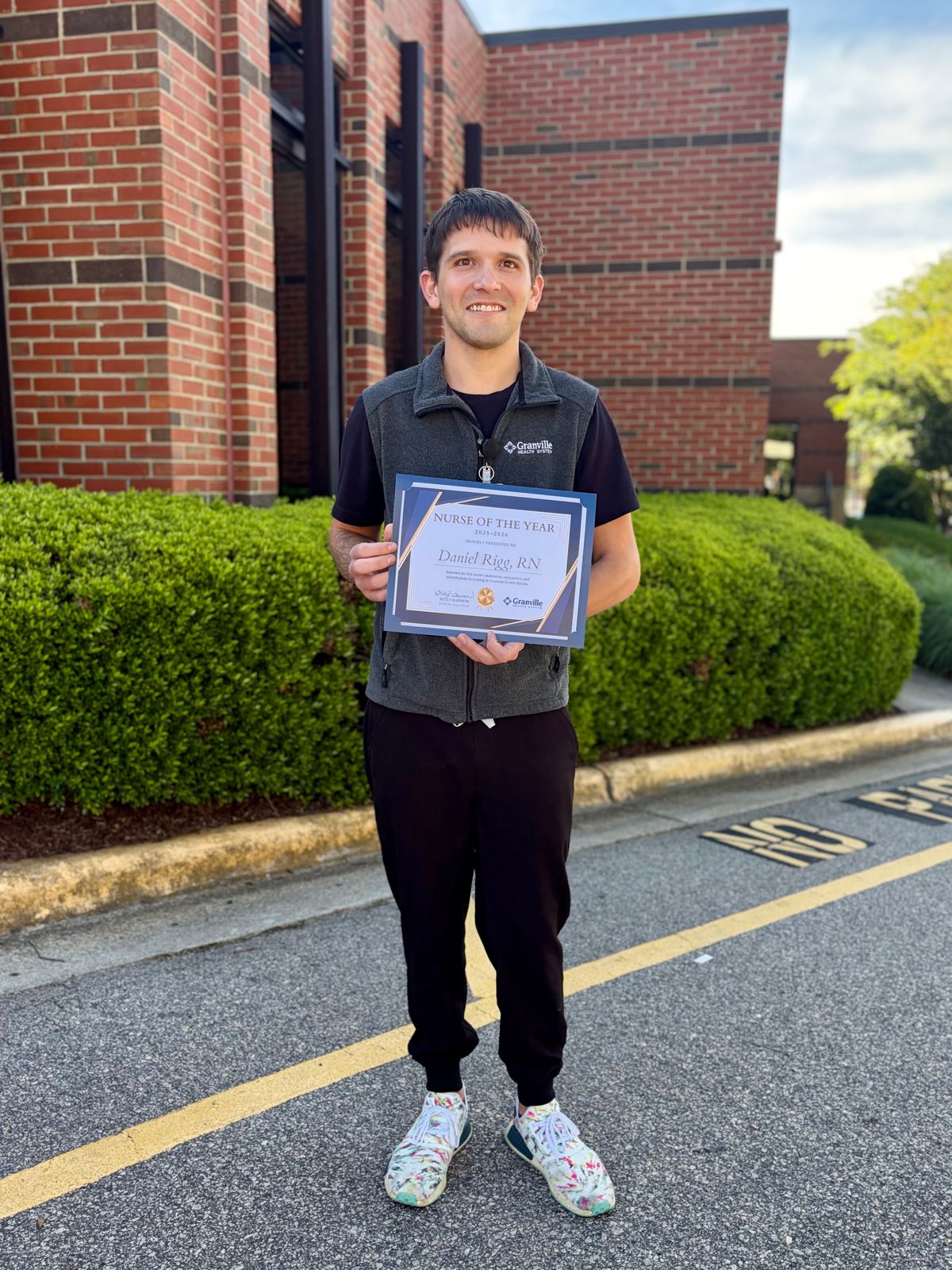 Granville Health System names Daniel Rigg 2025–2026 Nurse of...