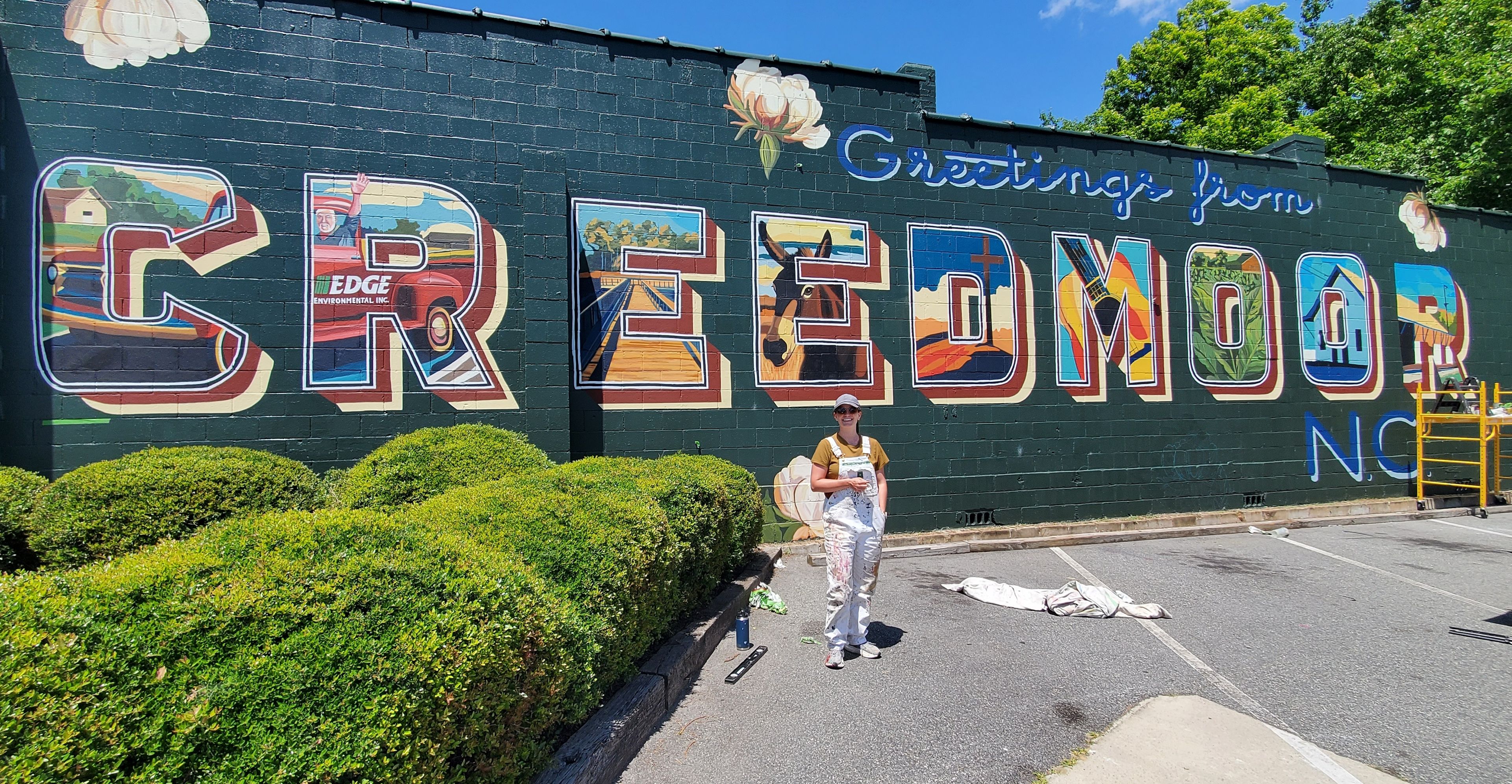 Mural showcases Creedmoor's history