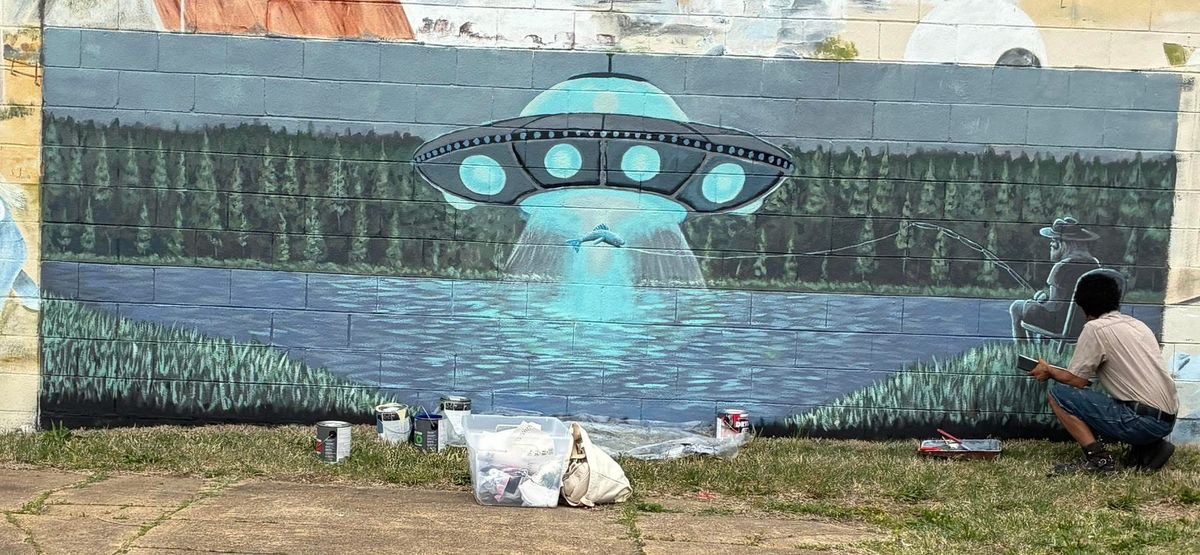 New UFO Mural
