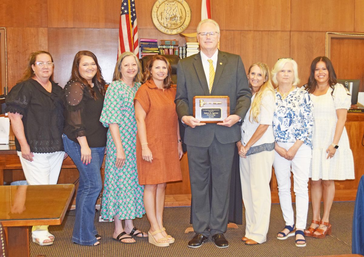 Agerton honored with reception